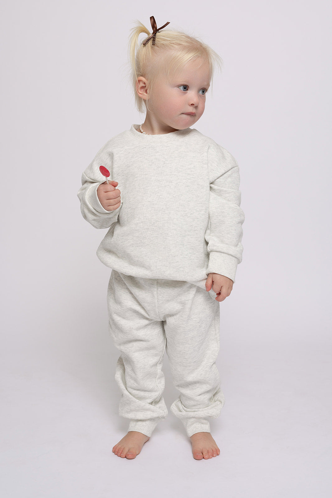 Child Sweat Set | Heather Grey