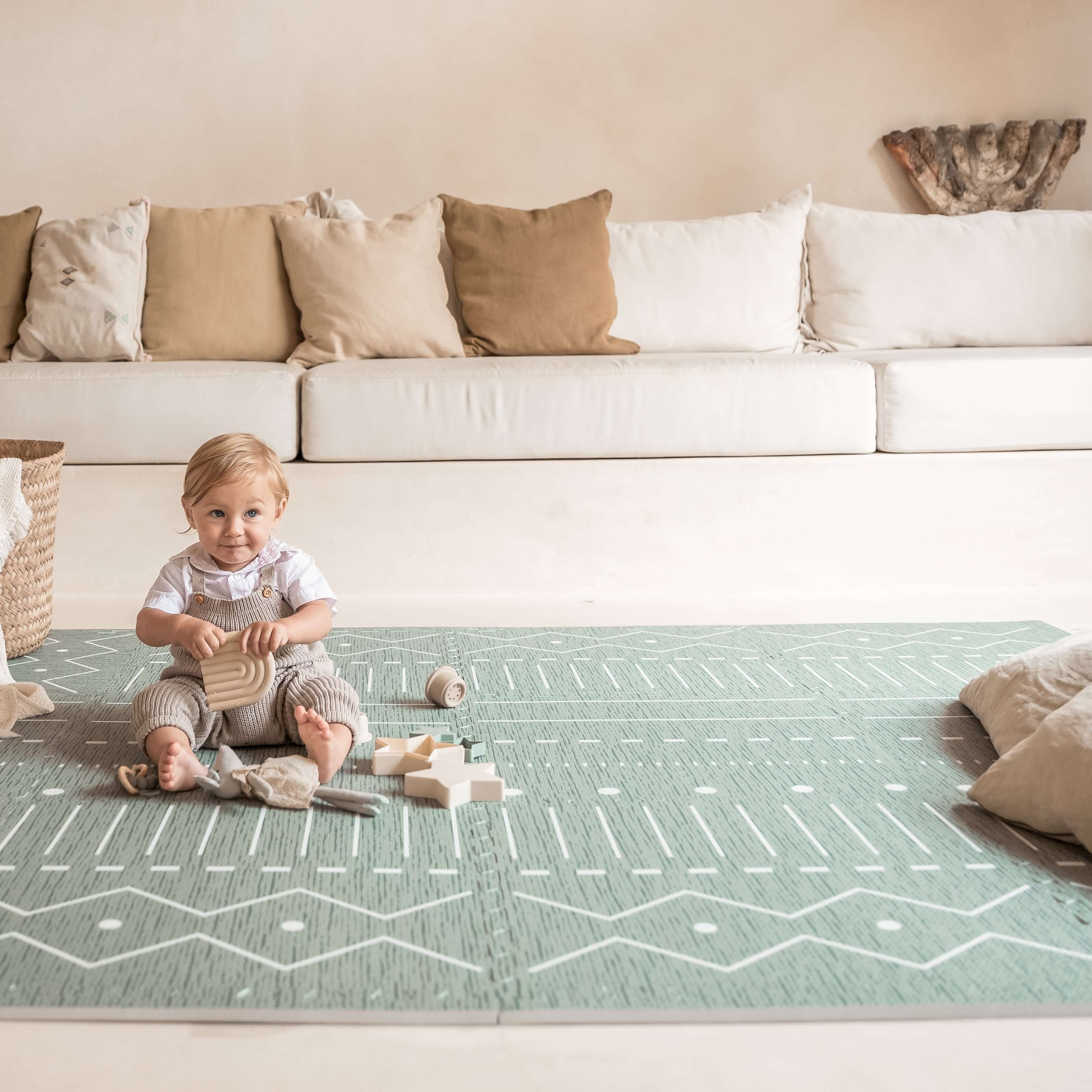 Premium Foam Playmats | Berber - Moss