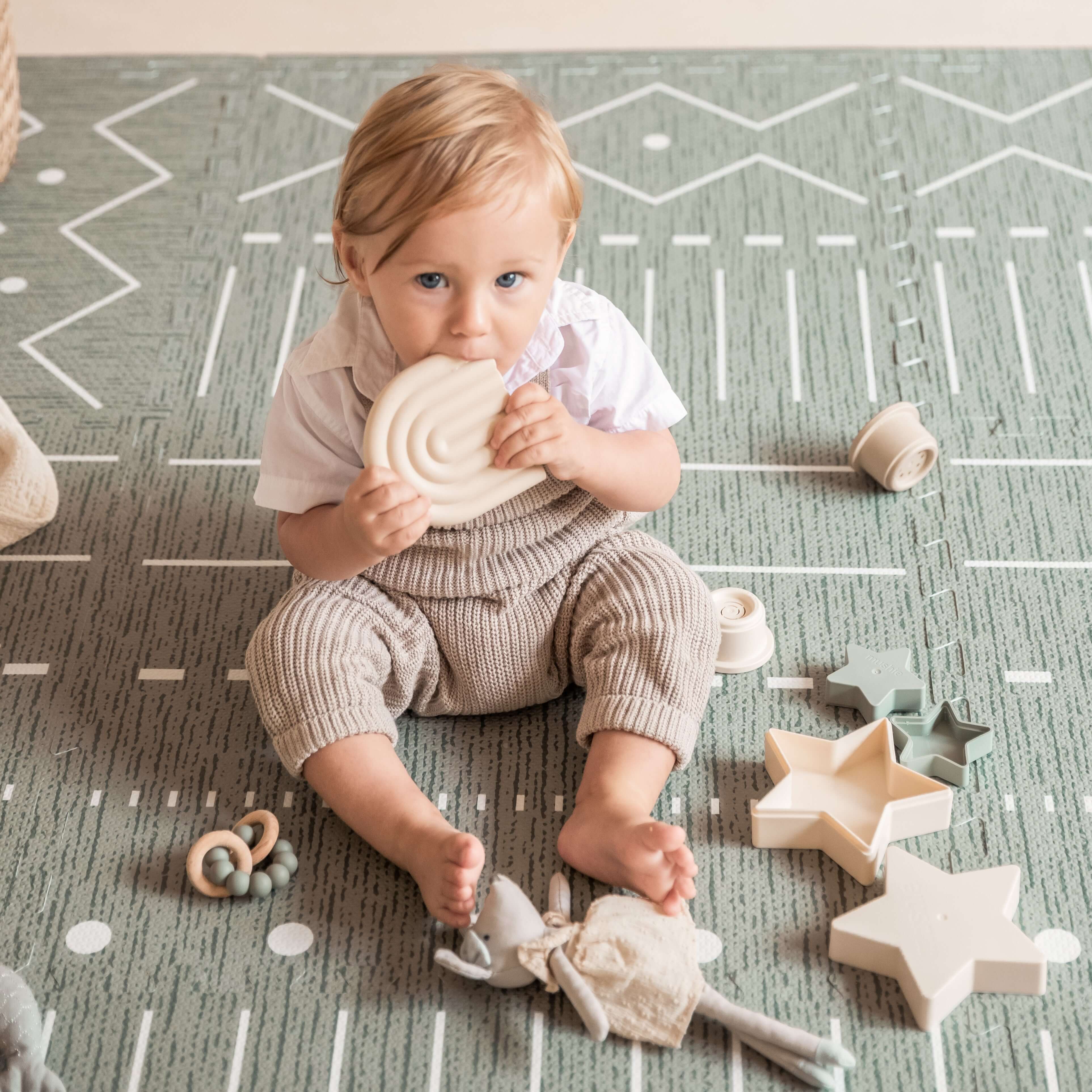 Premium Foam Playmats | Berber - Moss
