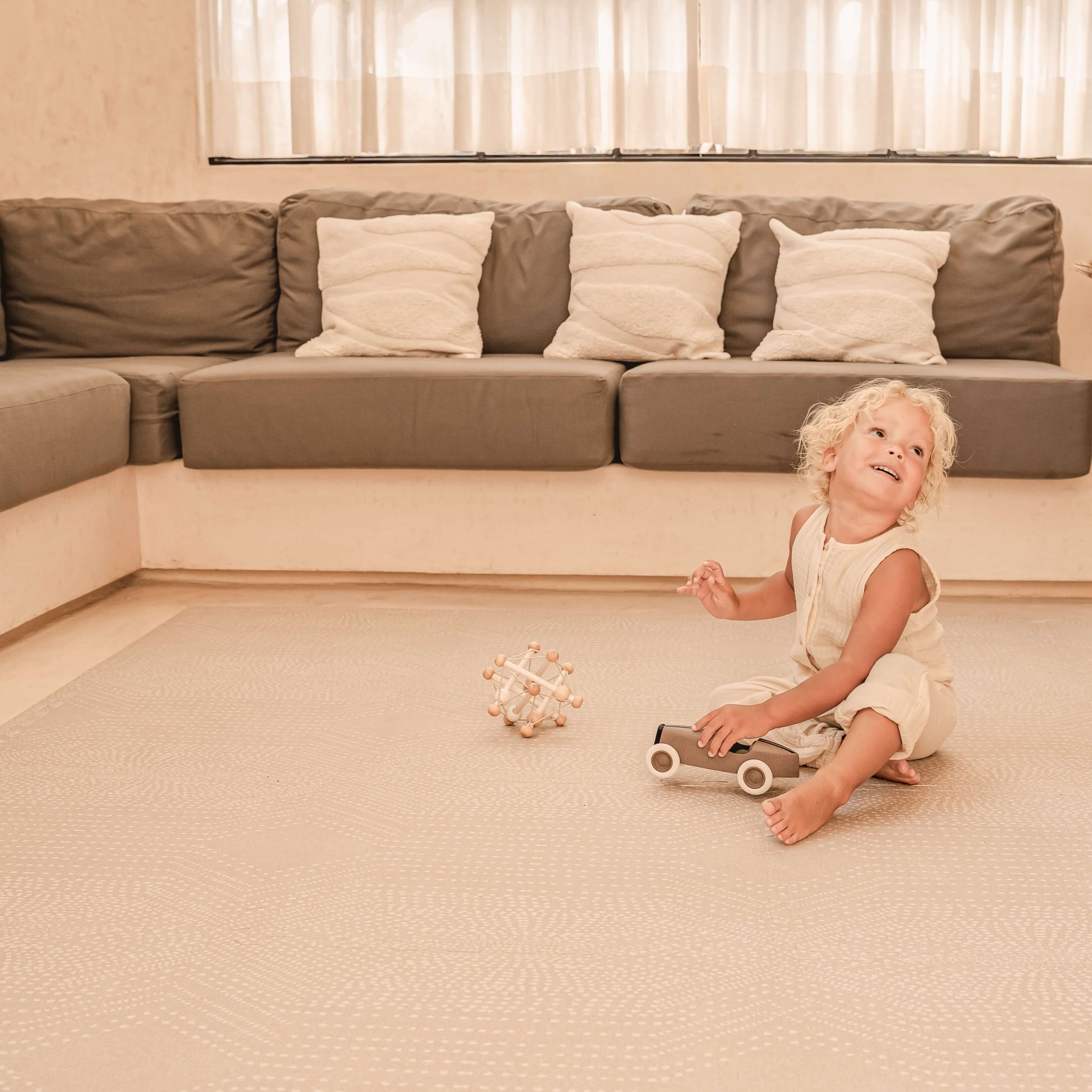 Premium Foam Playmats | Deco - Latte