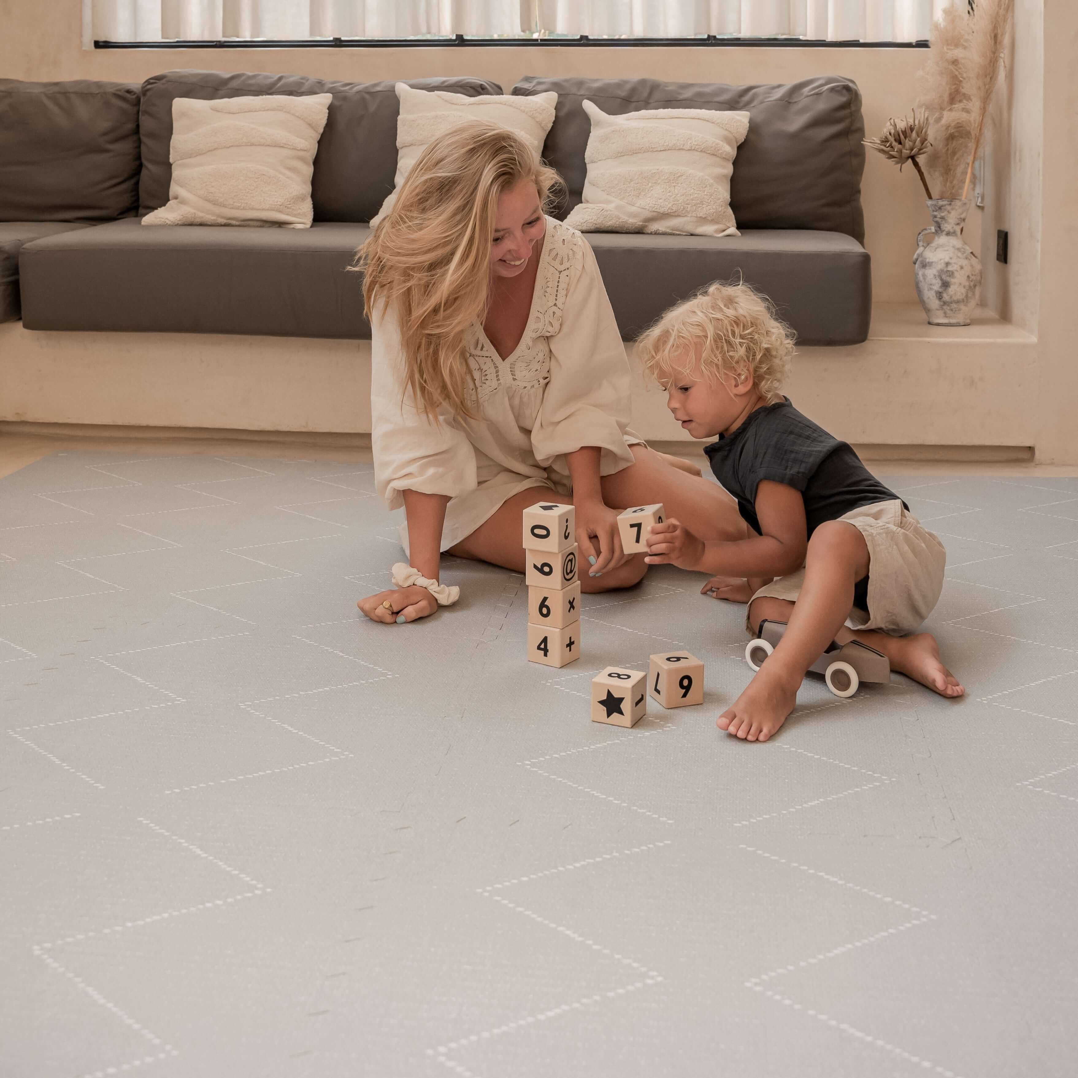 Premium Foam Playmats | Tulum - Stone
