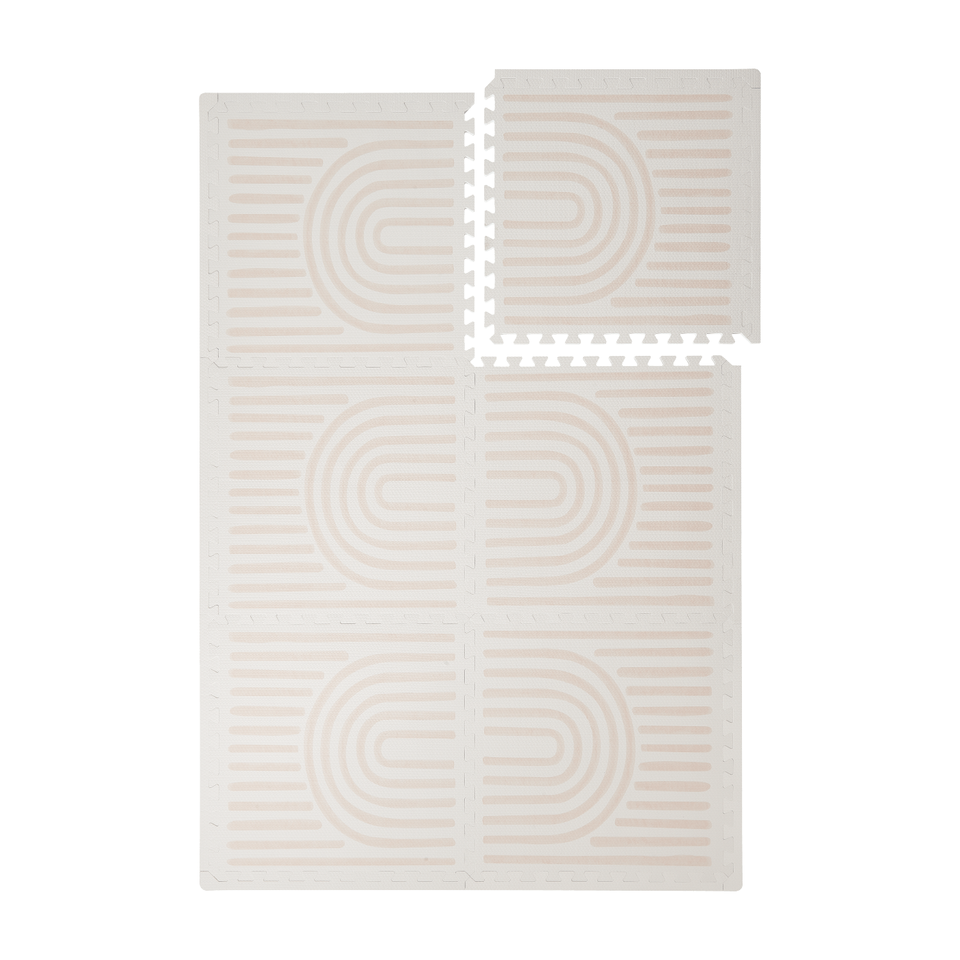 Premium Foam Playmats | Linear - Linen