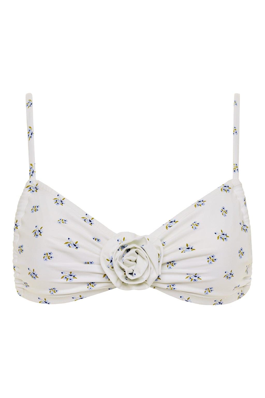 Heidi Floral Devin Rosa Bikini Top