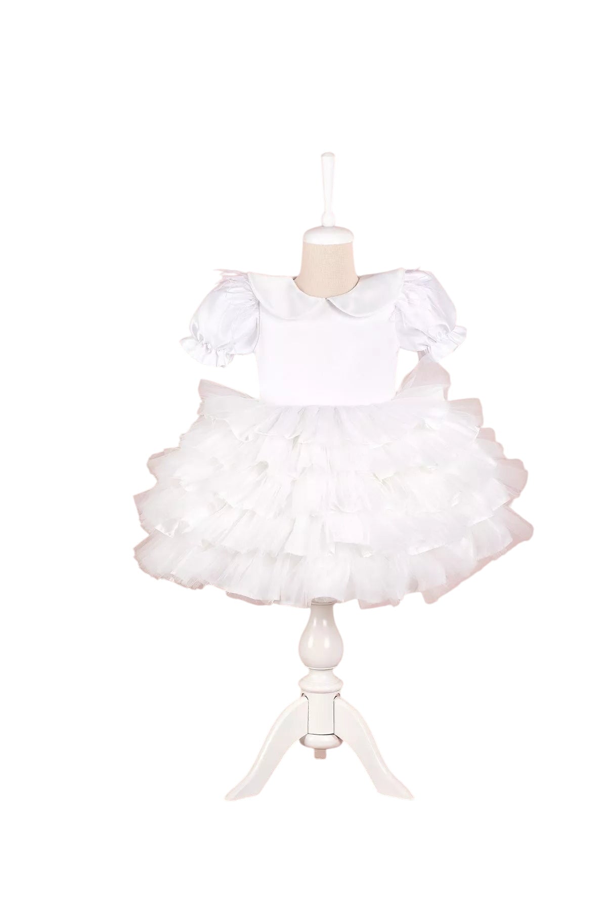 Helena White Party Dress