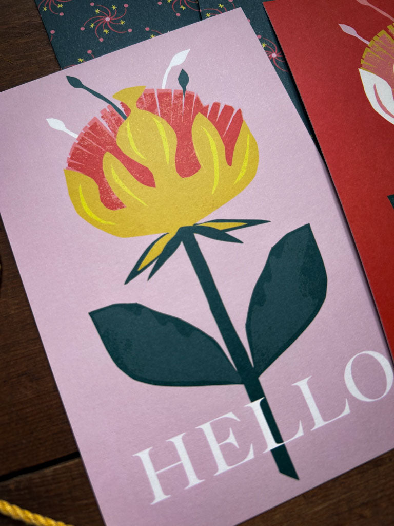 Hello Flower Notecard Set | Set Of 6