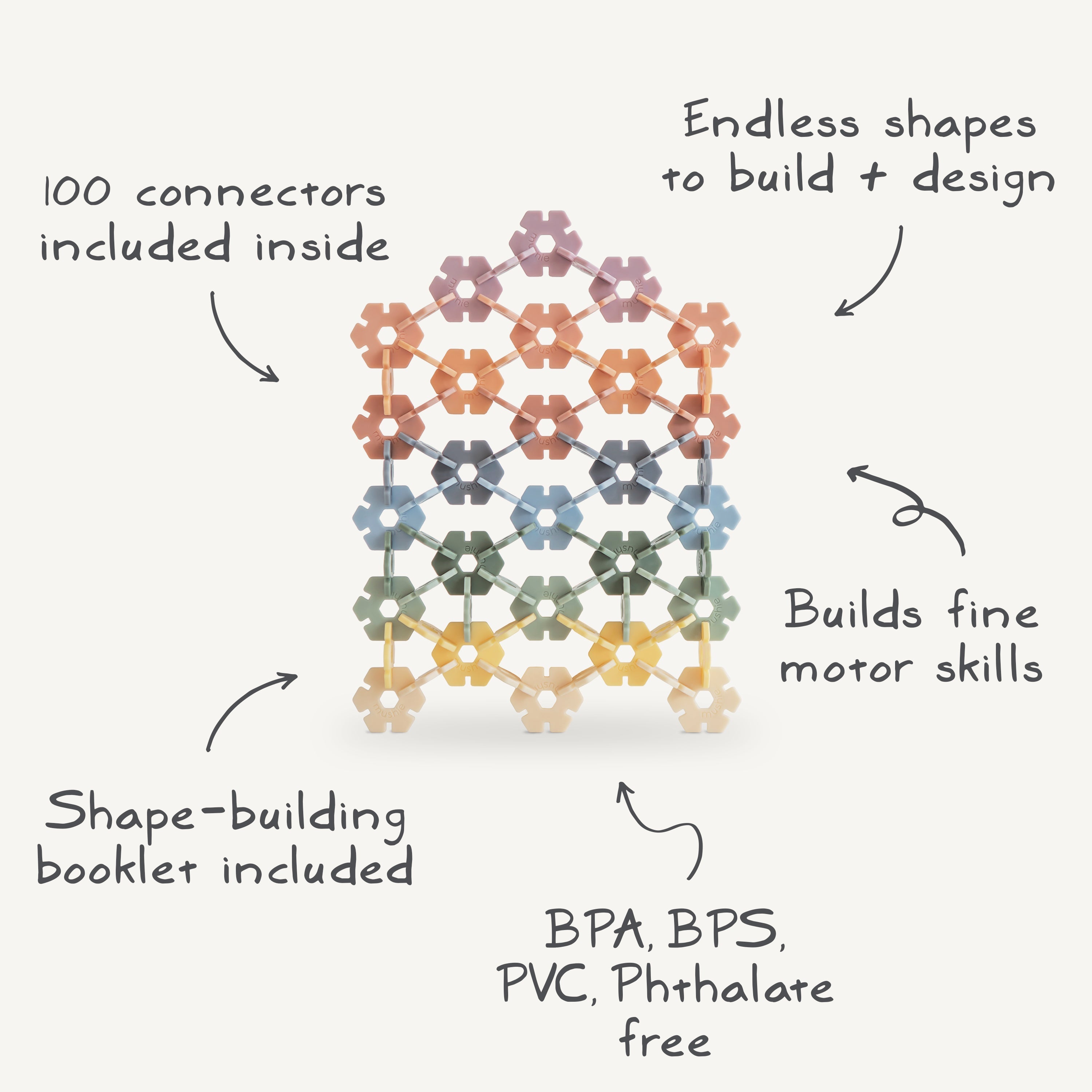 Hex Connect Building Toy Set