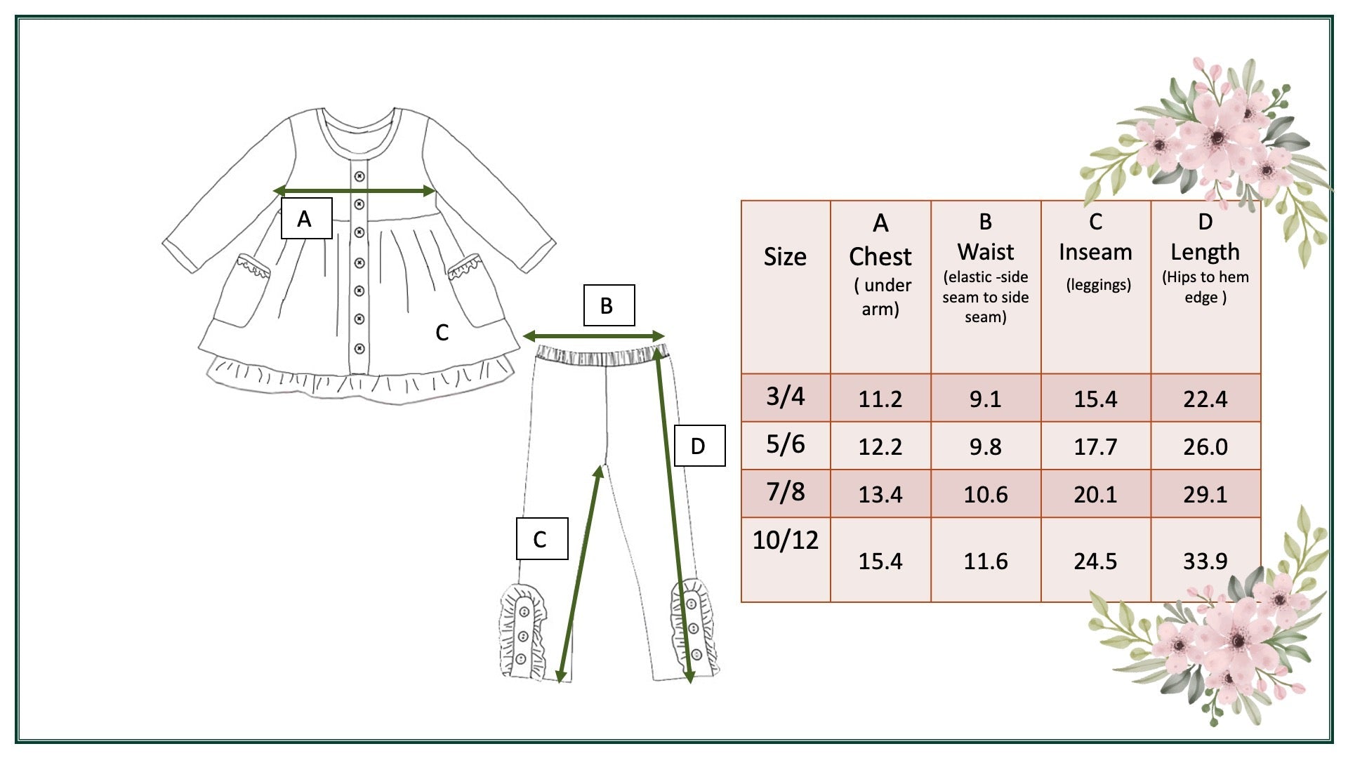 Holiday Plaid Pocket Pant Set