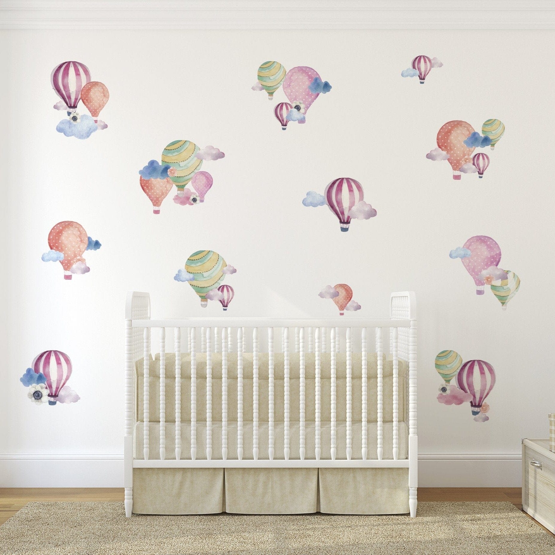 Hot Air Balloons Wall Decals
