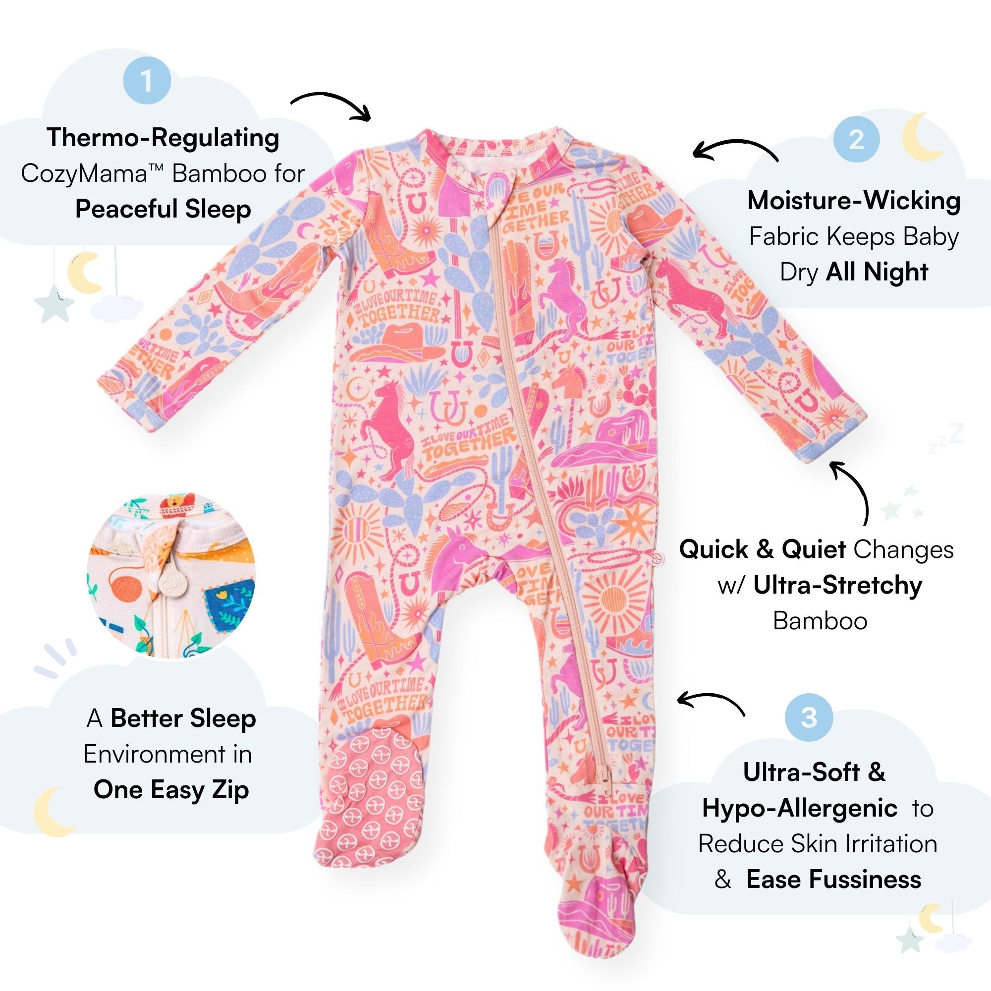 The Second-skin Footie | Saddle Up | "i Love Our Time Together"