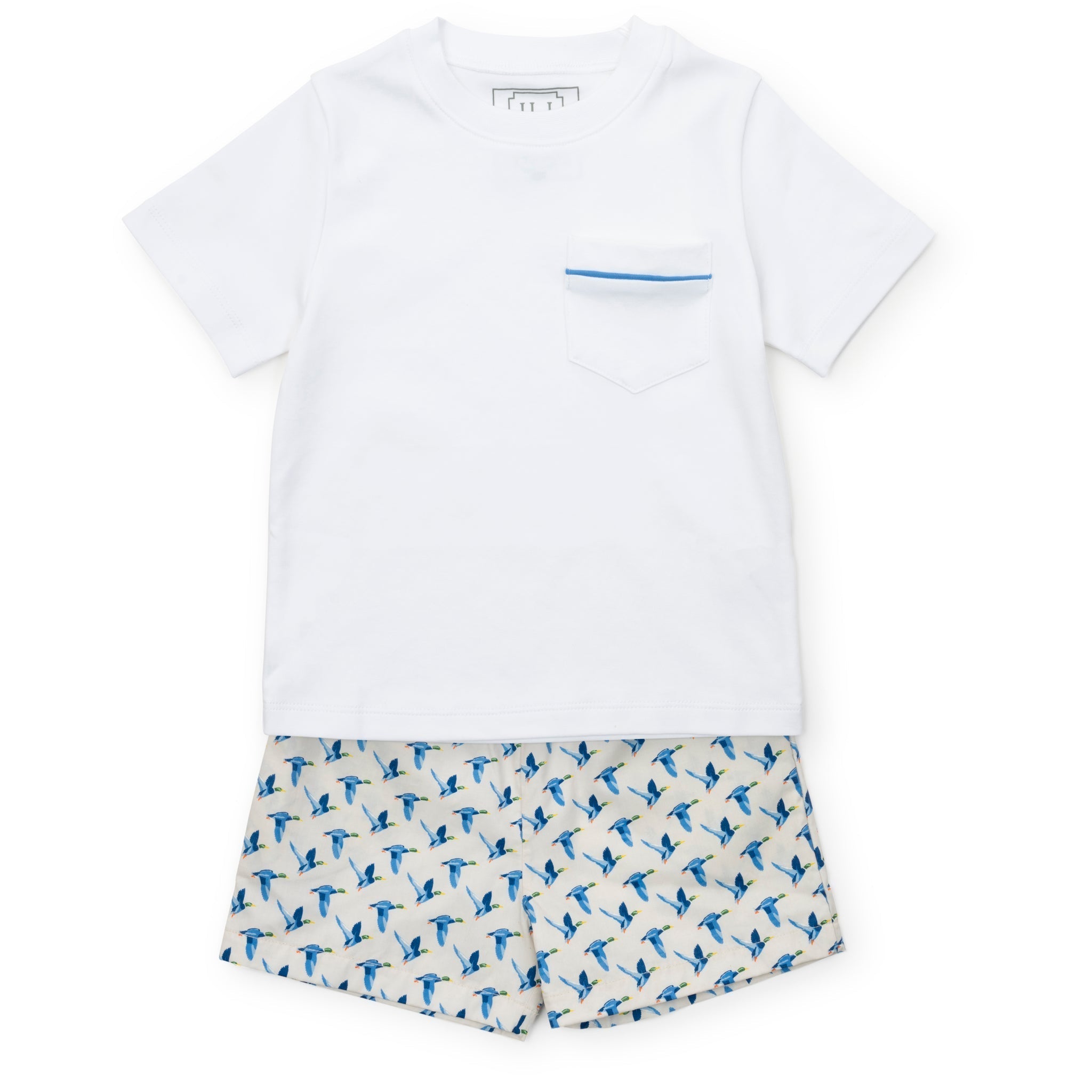 Hudson Boys' Short Set - Mallard Ducks