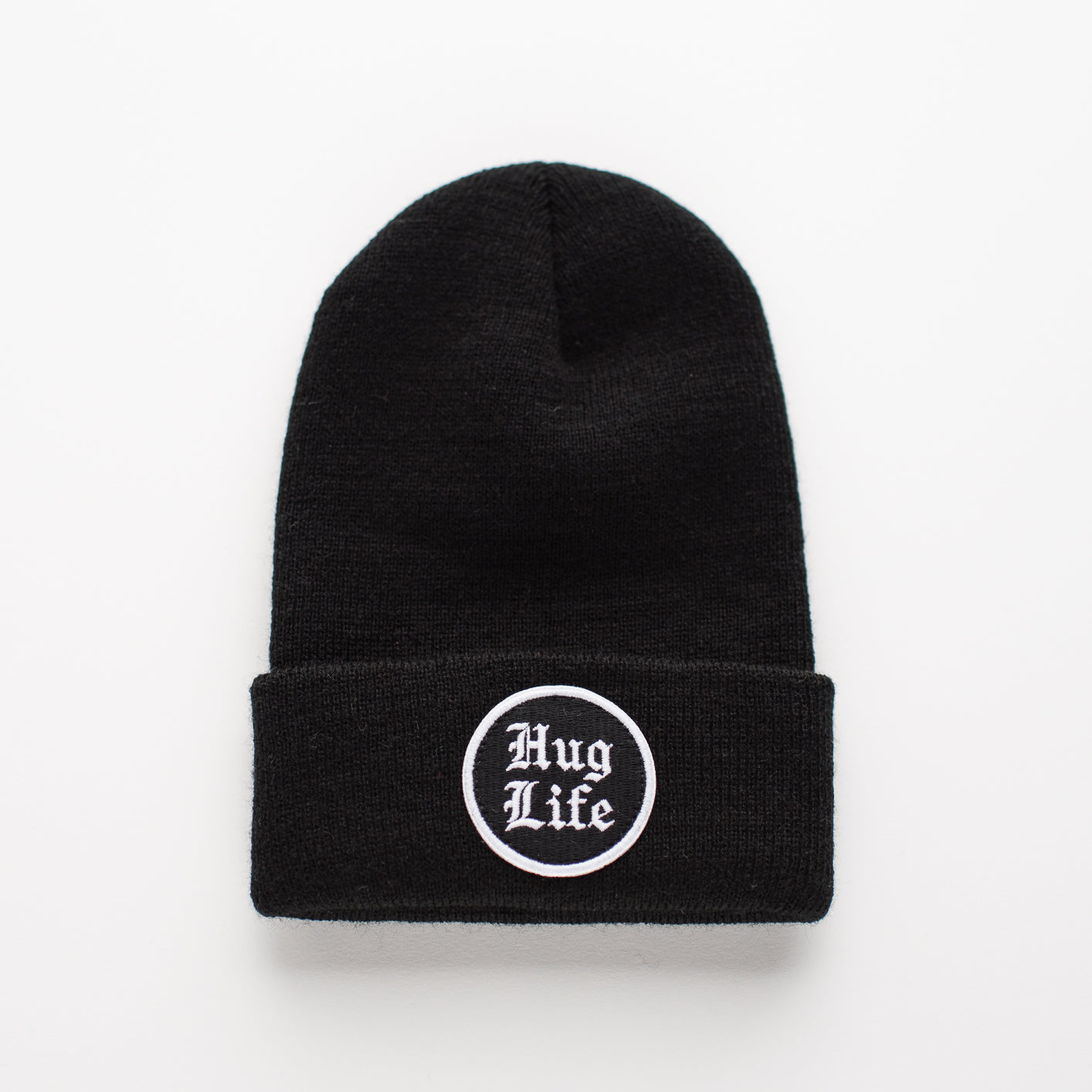 Hug Life - Jet Black Kids Beanie