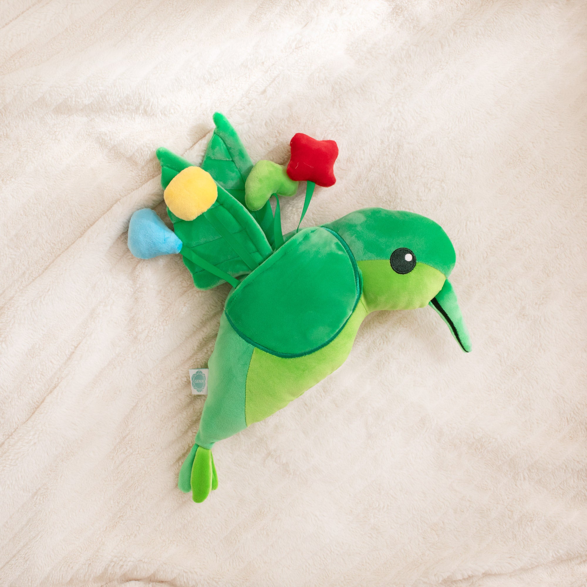 Green Hummingbird Snugglebuddies Emotions Plush