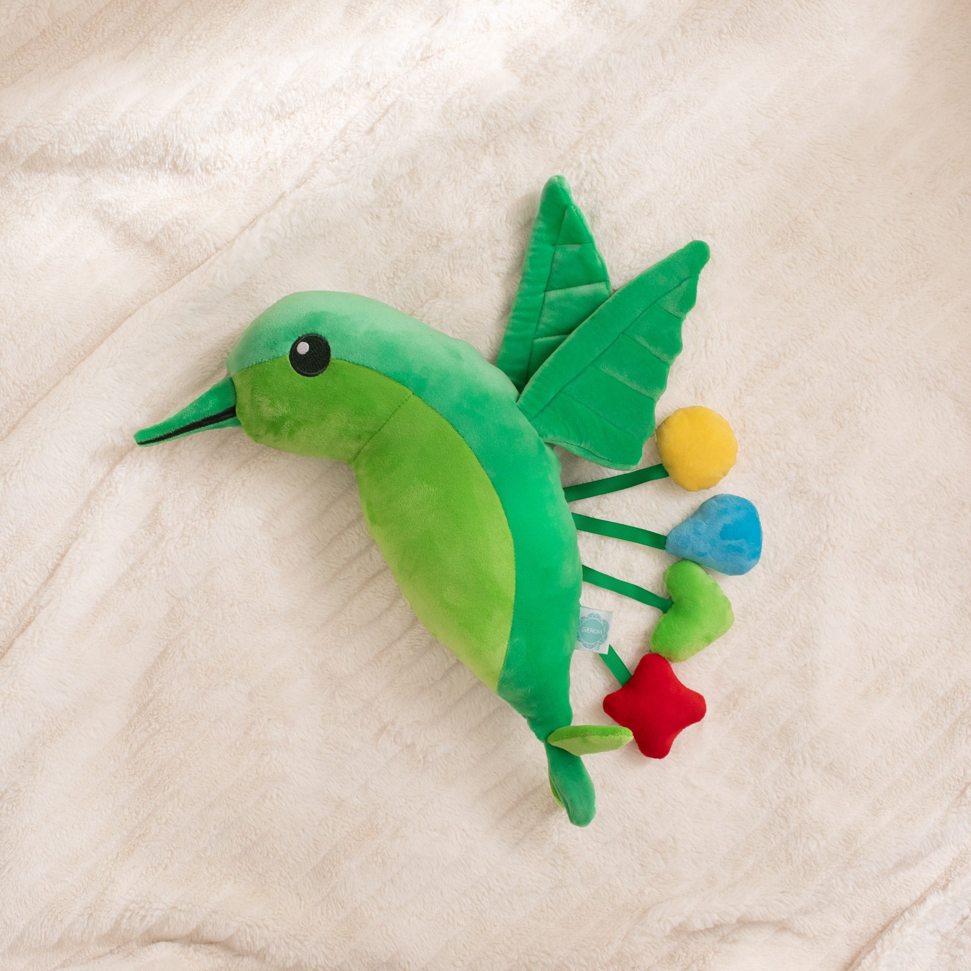 Green Hummingbird Snugglebuddies Emotions Plush