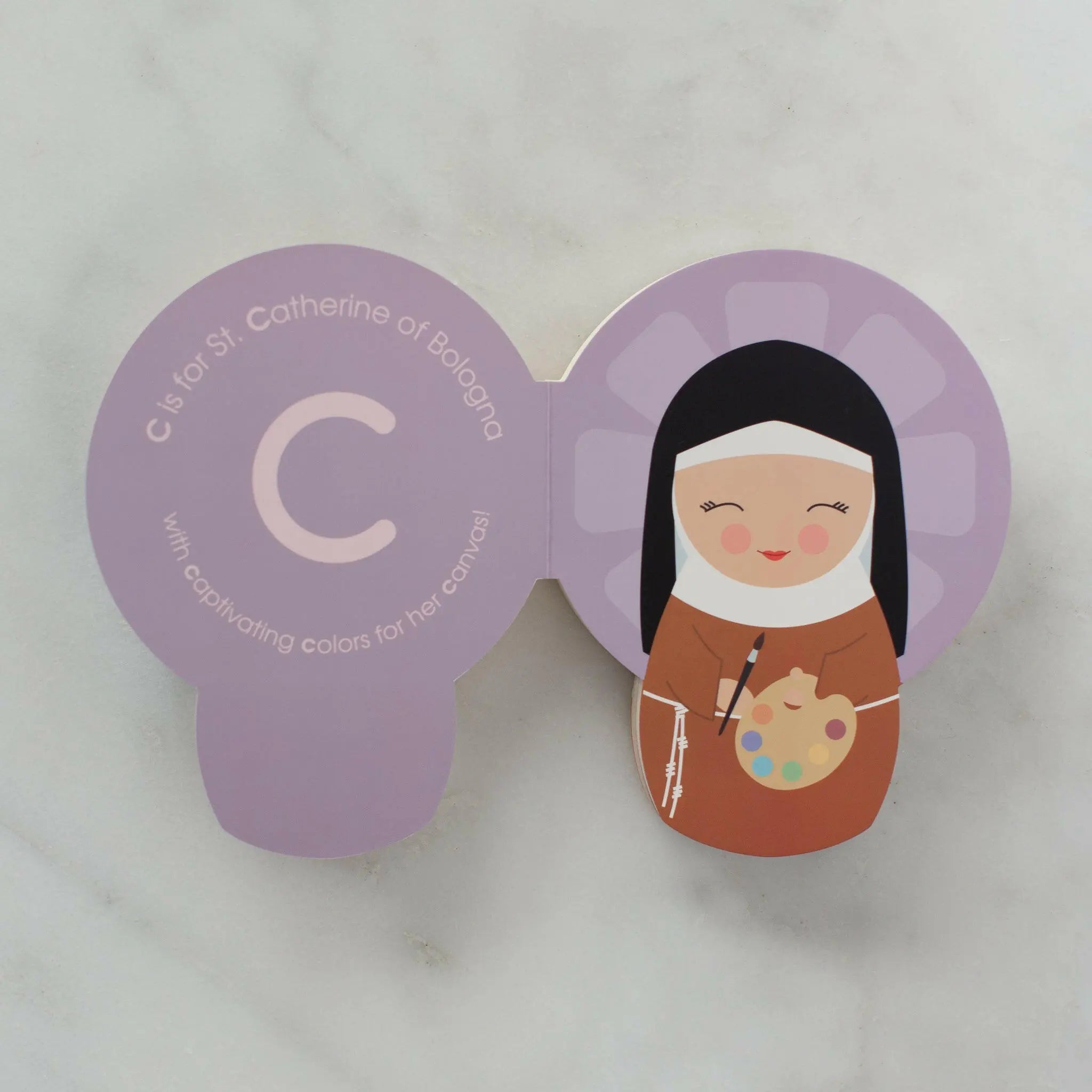 Come And See: Saints A To Z - An Alphabet Of Catholic Saints - Shaped Board Book