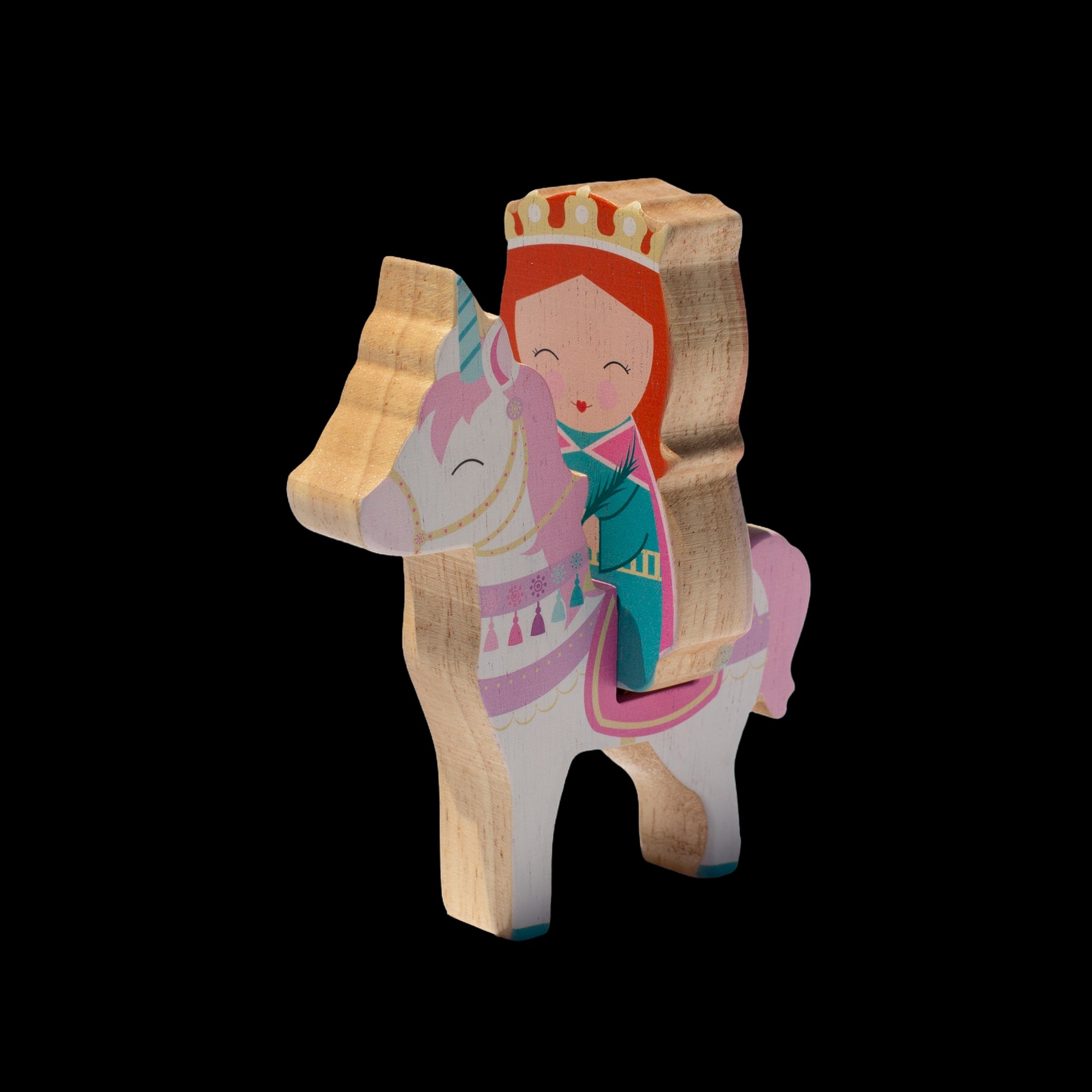 St. Justina Of Padua & Unicorn Wooden Set