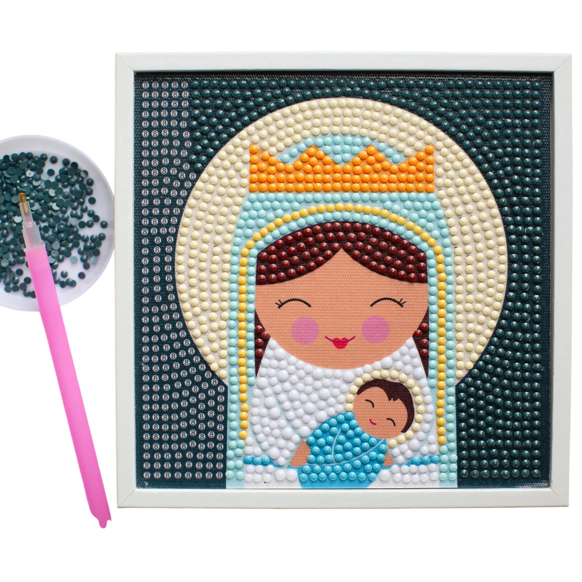 Gem Art Craft Kit Blessed Virgin Mary