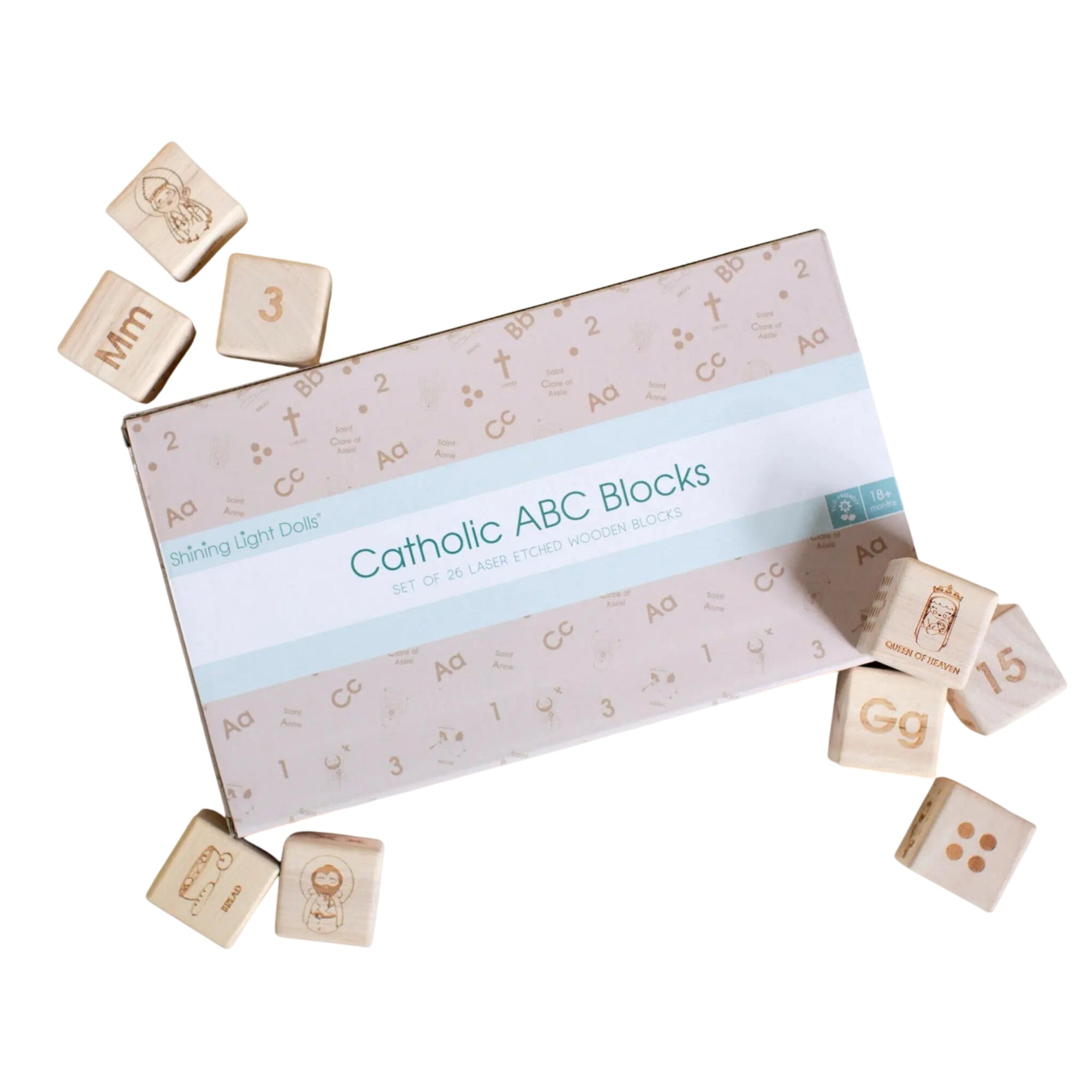 Catholic Abc Alphabet Blocks