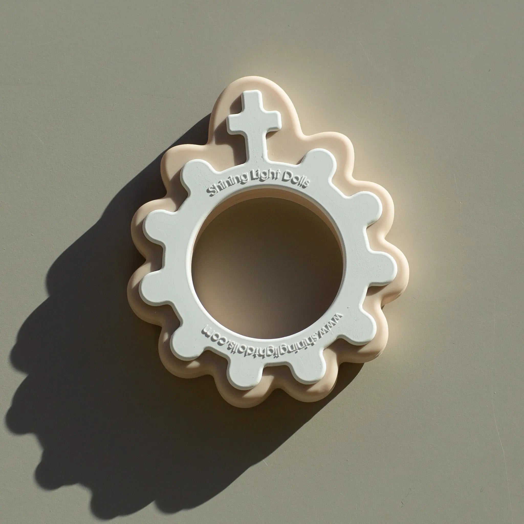 Baby’s First Rosary – Lily White Silicone Teether