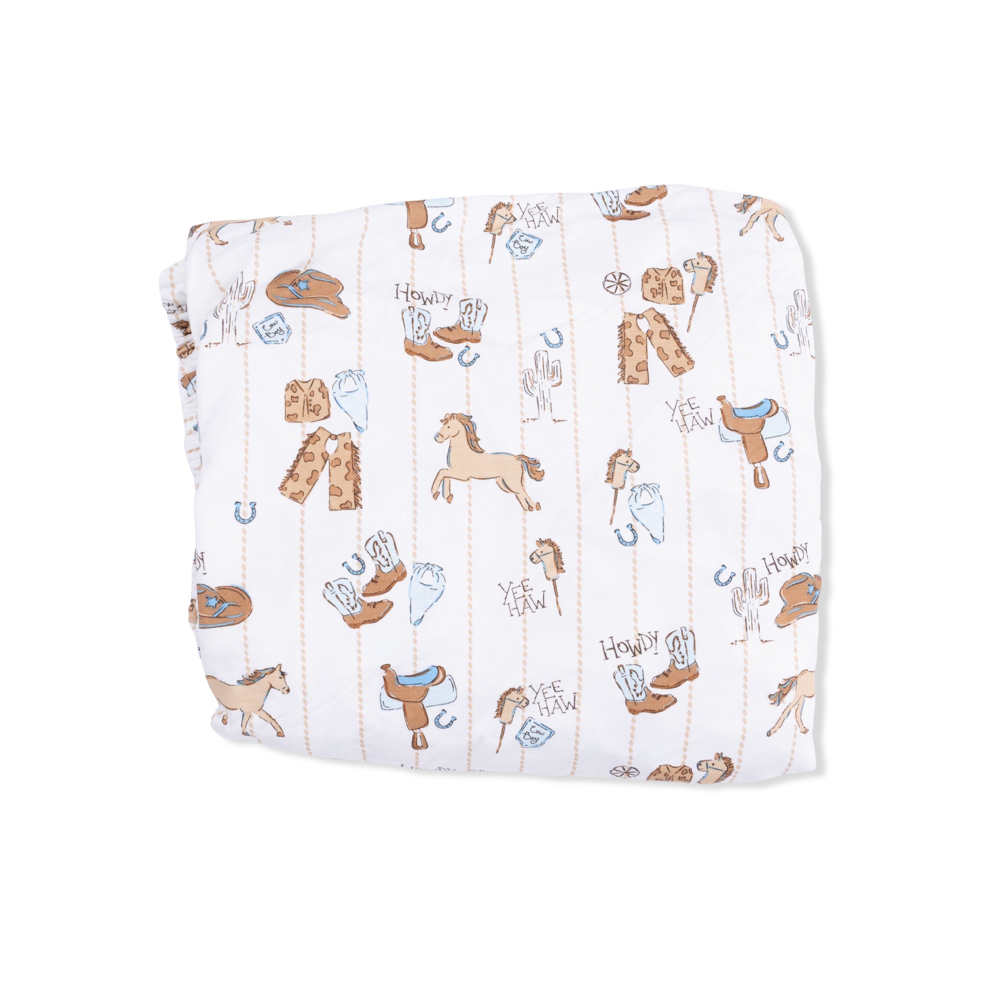 Cowboy Nursery - Crib Sheet