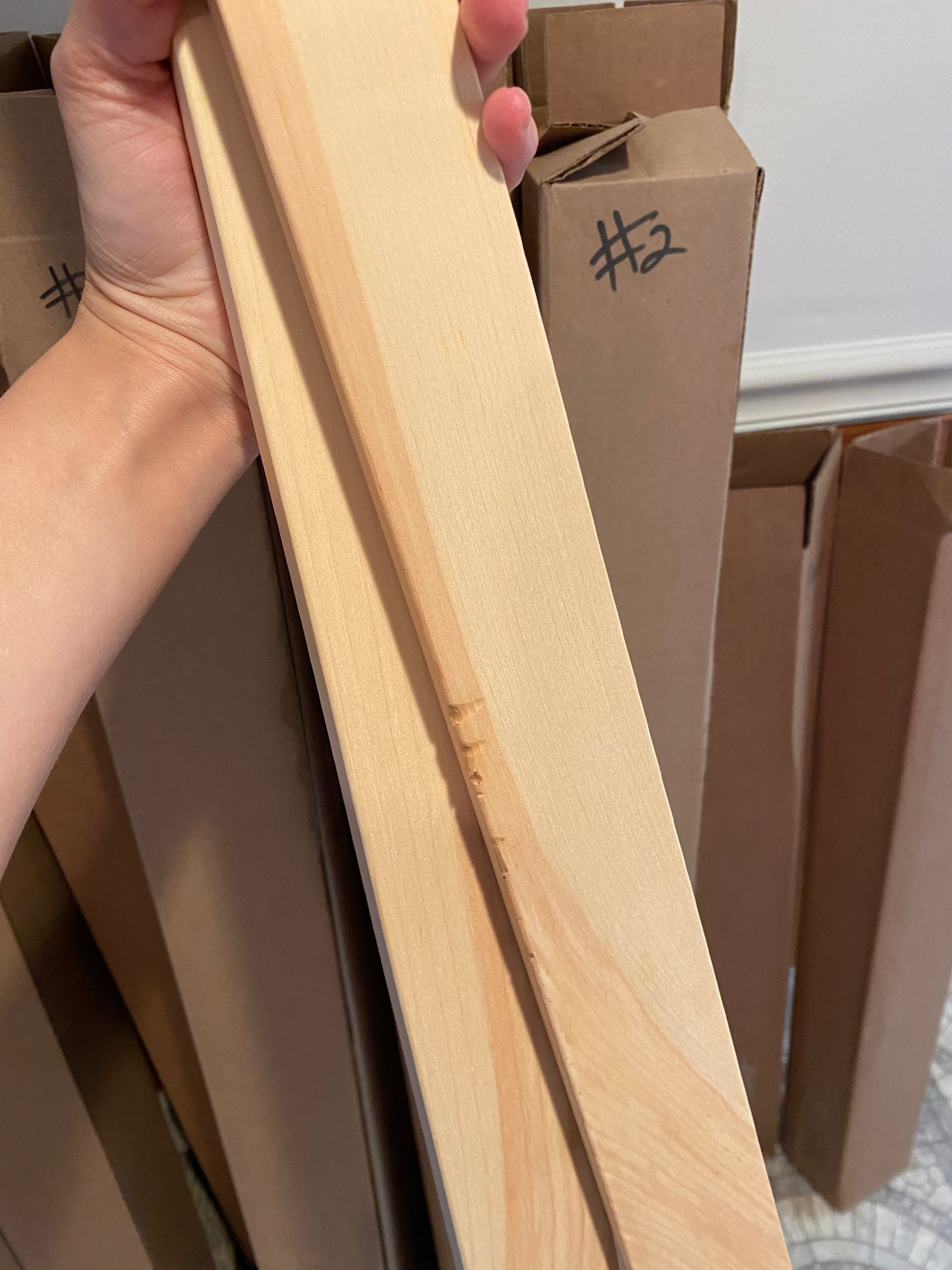 Flawed/discounted Large Wooden Clothing Rack