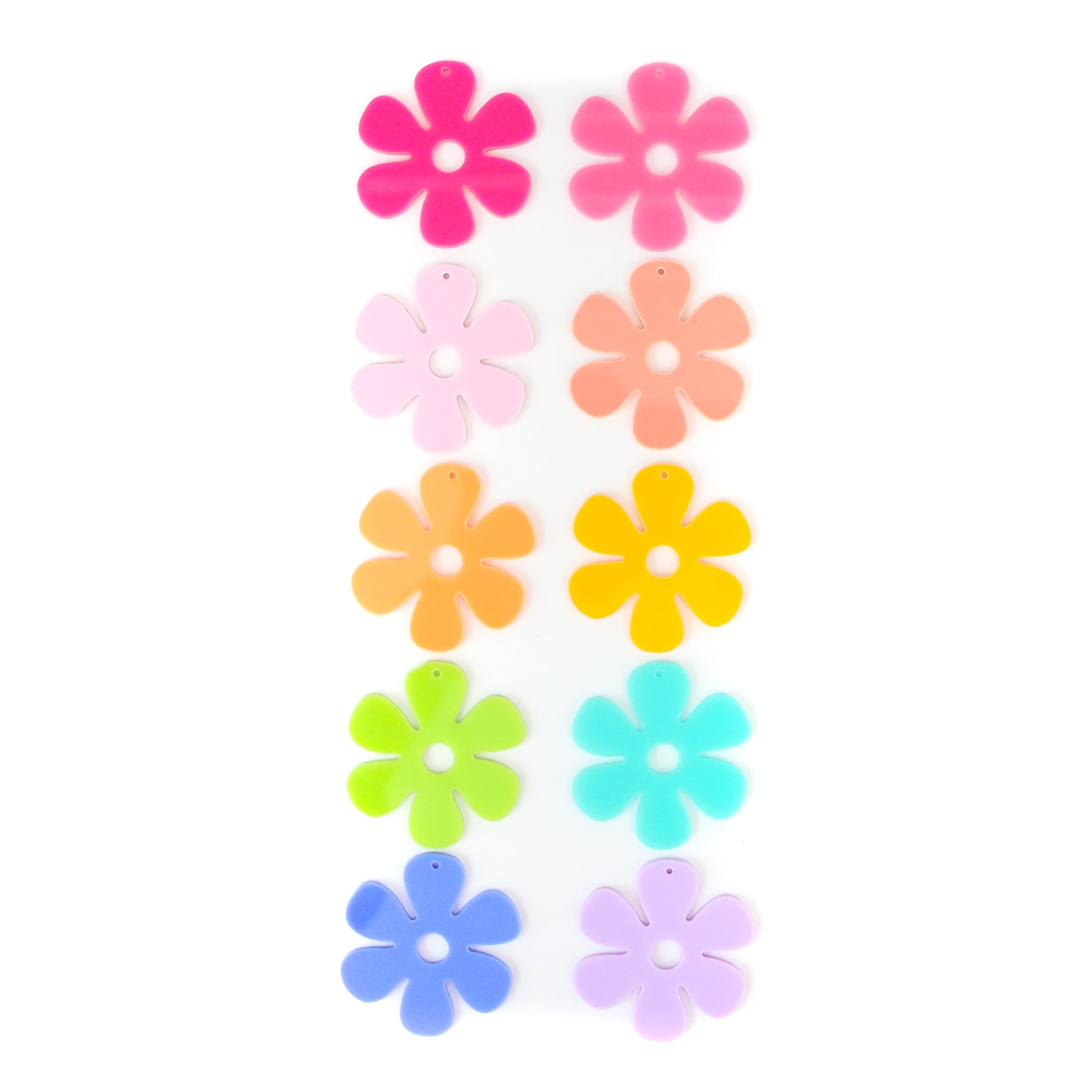 Acrylic Charms - Daisies