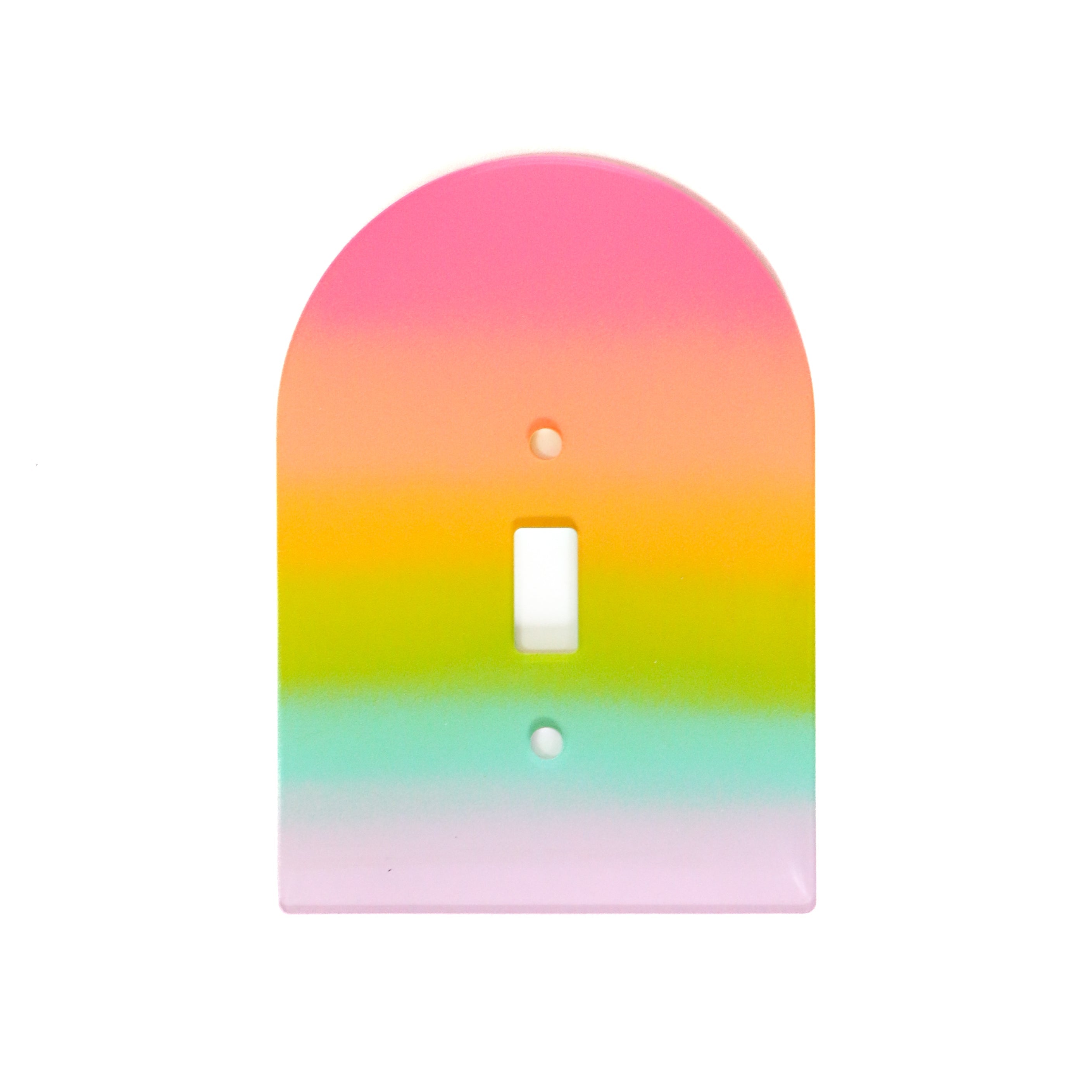 Rainbow Ombre Light Switch Cover