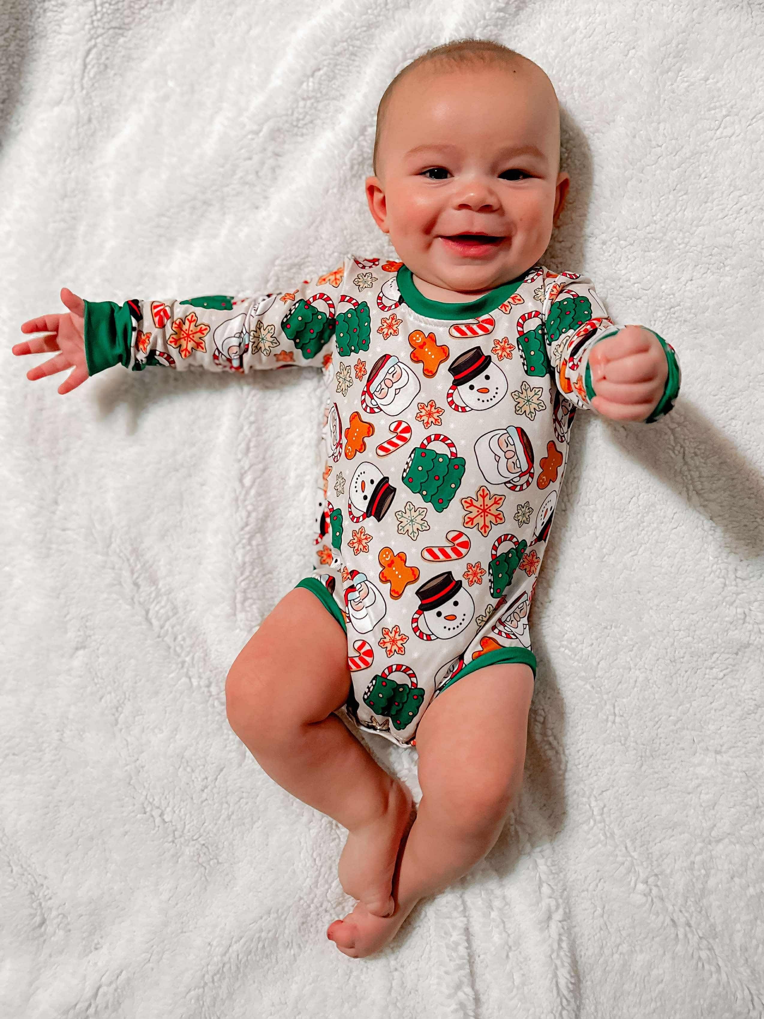 Cookies And Candycane Long Sleeve Leo