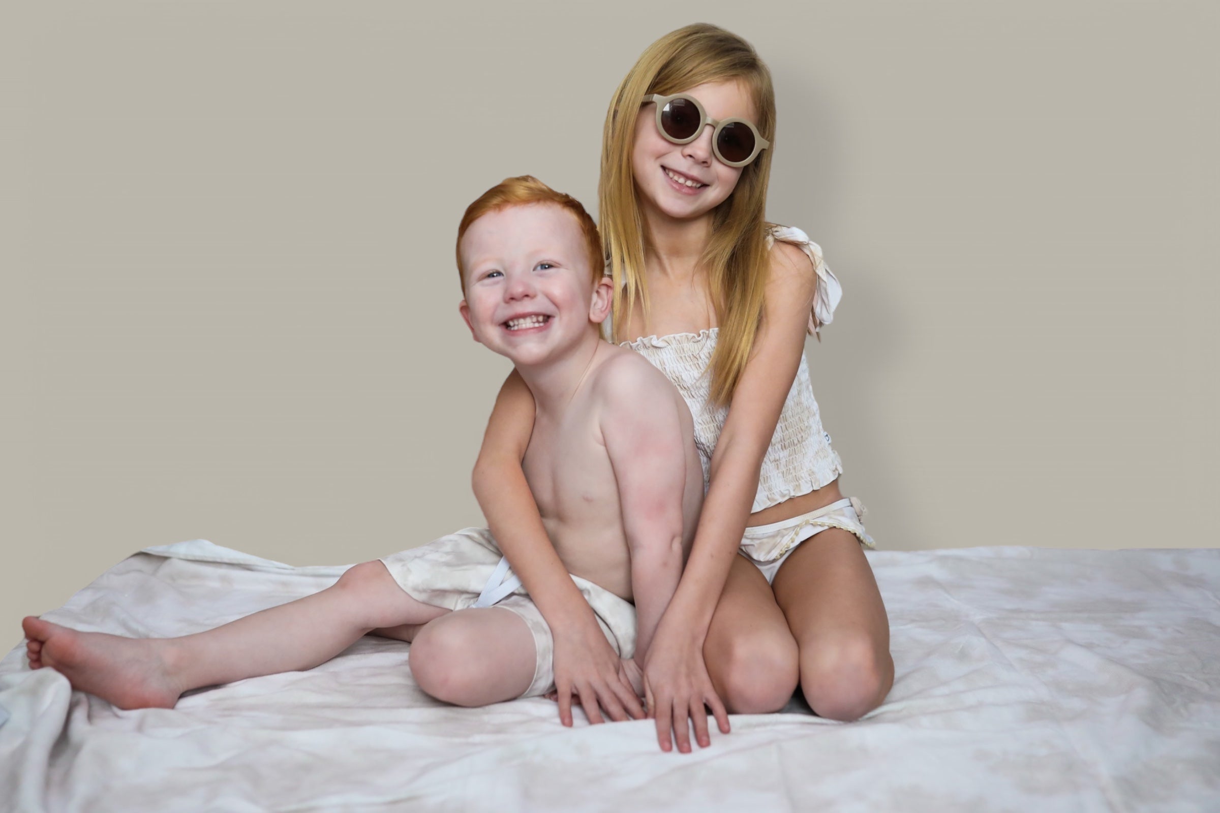 Sandy Shores Dream Smocked Two Piece Swim Suit