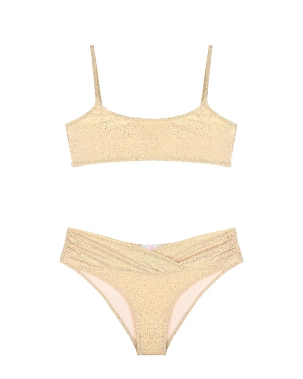 Amelie Gold Glitter Bikini