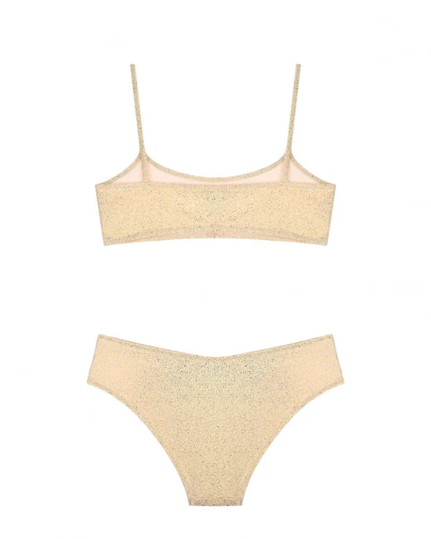 Amelie Gold Glitter Bikini