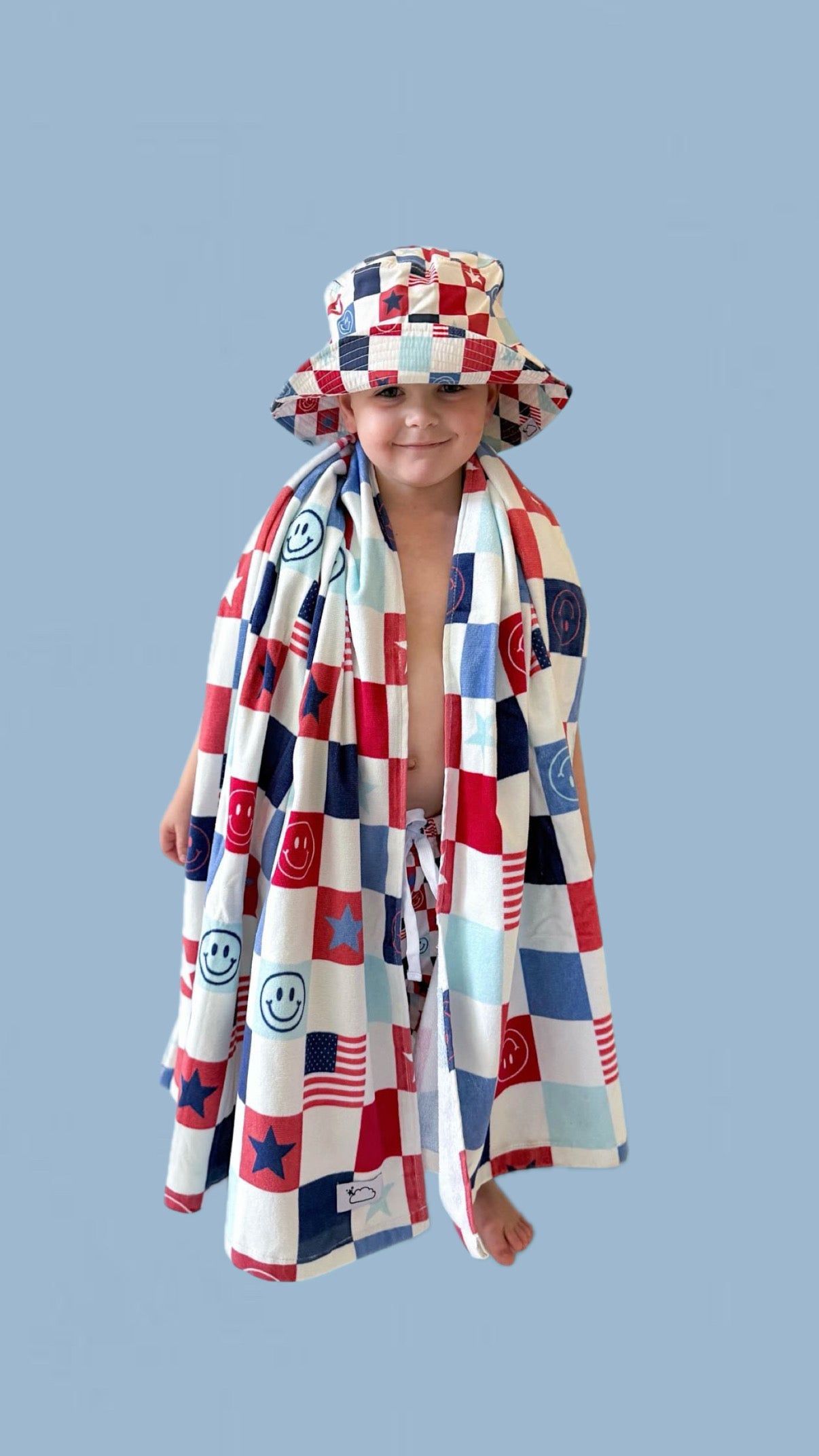 Home Of The Free Checkers Dream Bucket Hat