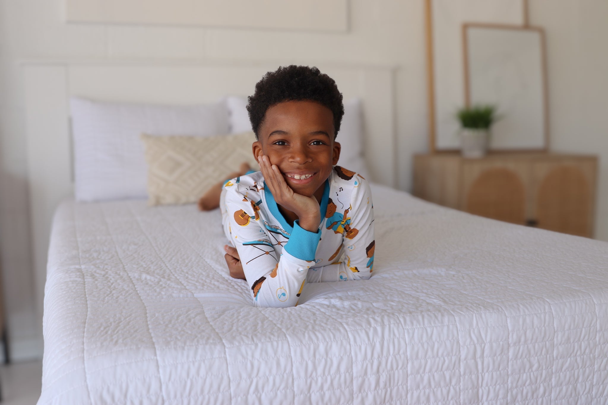 Rhythm & Dreams Musical Pj Set Snug Fit Pajamas Set Boys Toddler Size 4t - 12