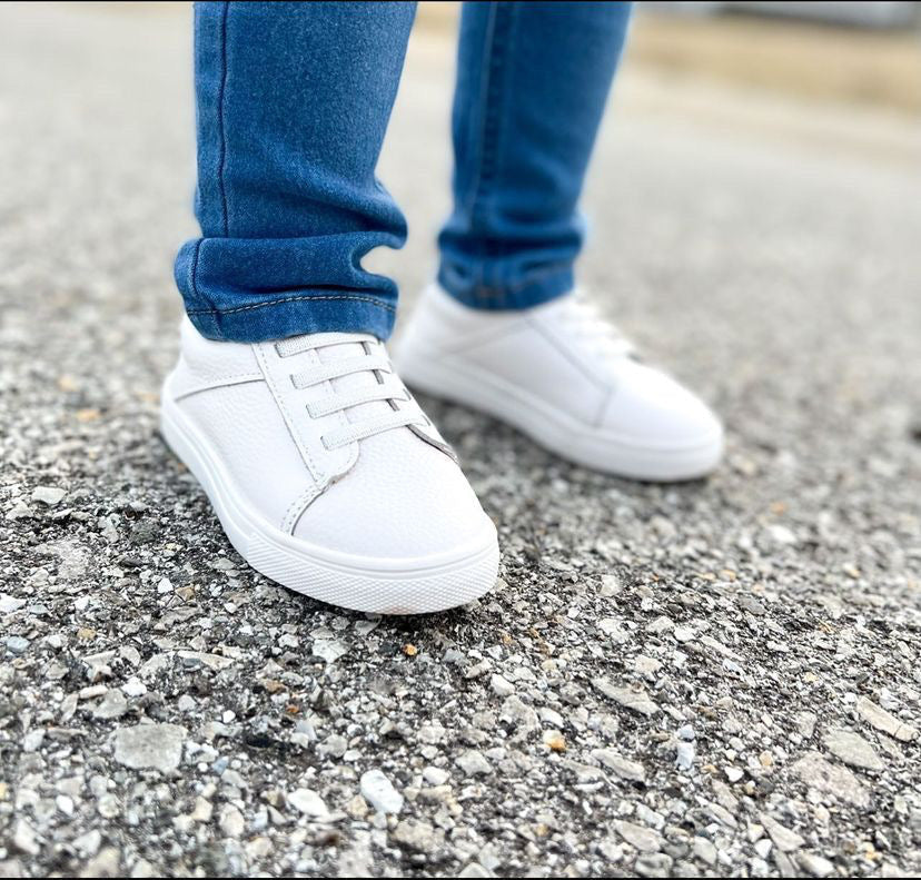 White Low Top Sneakers