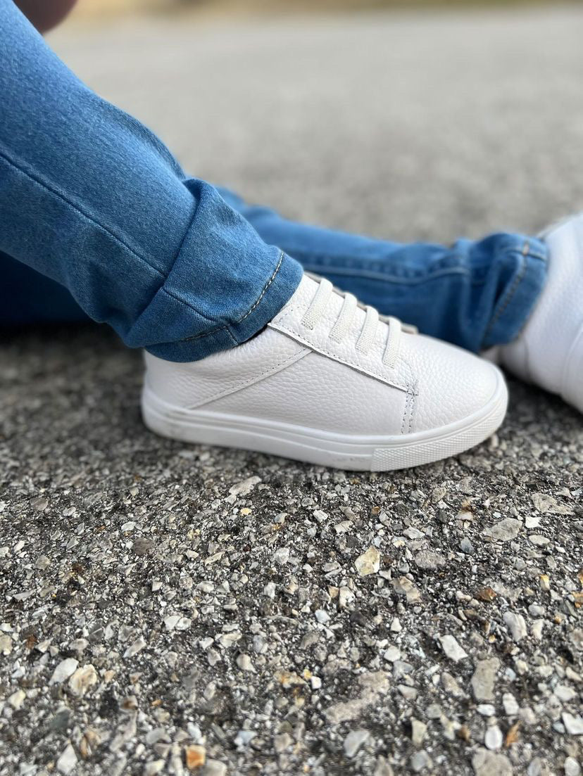 White Low Top Sneakers