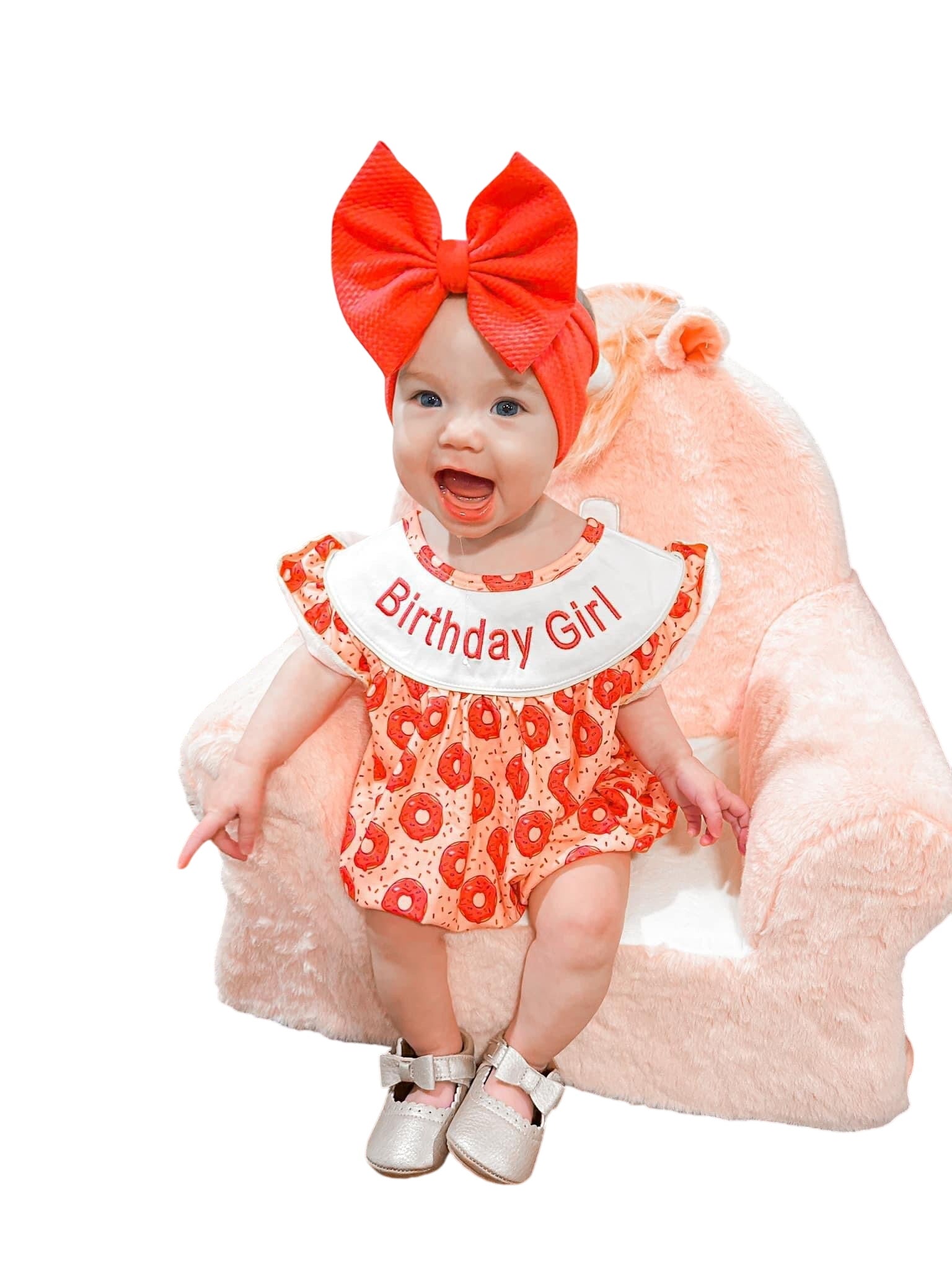 Birthday Girl Donuts Romper