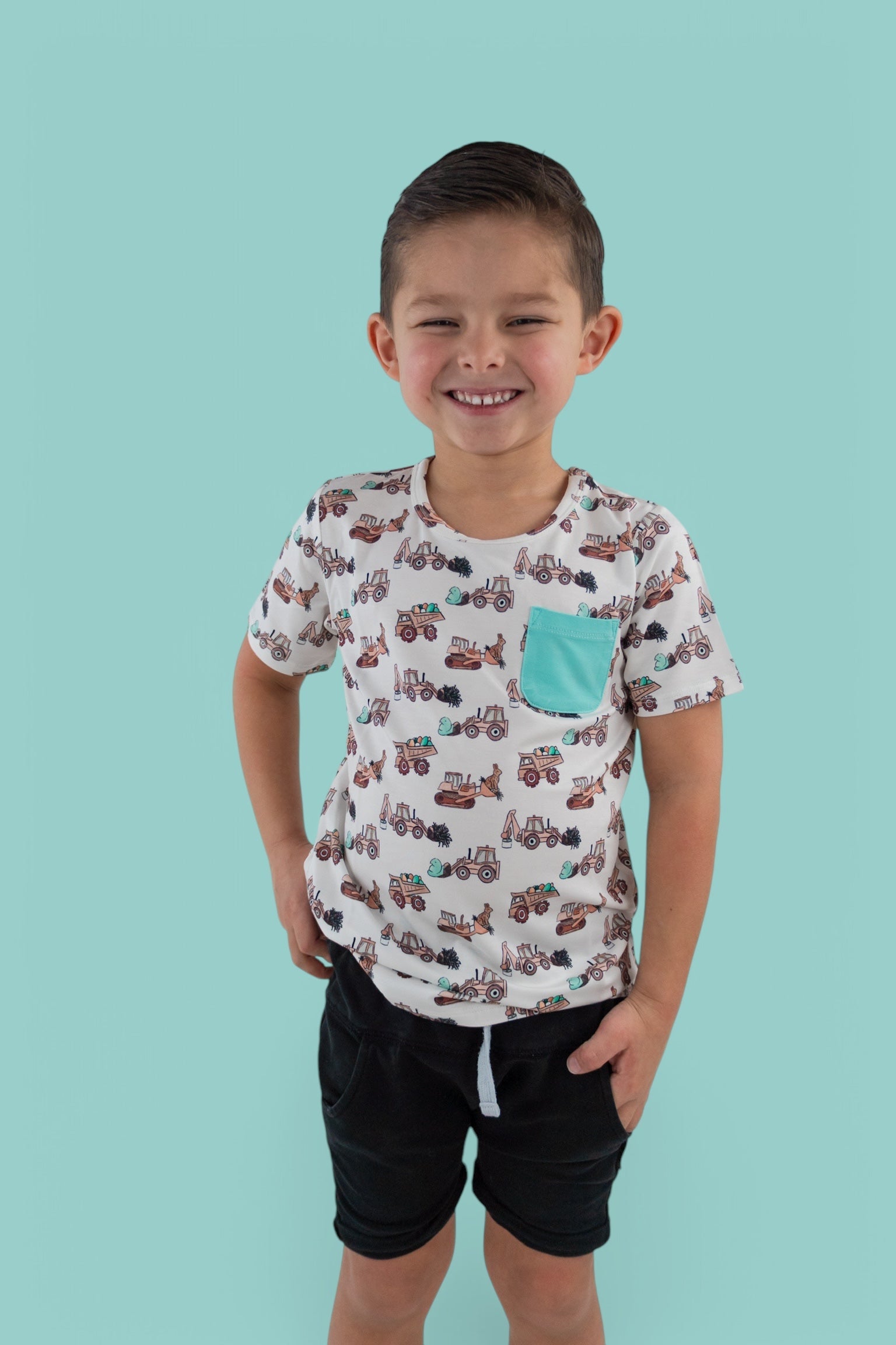 Haulin' Eggs Dream Pocket Tee