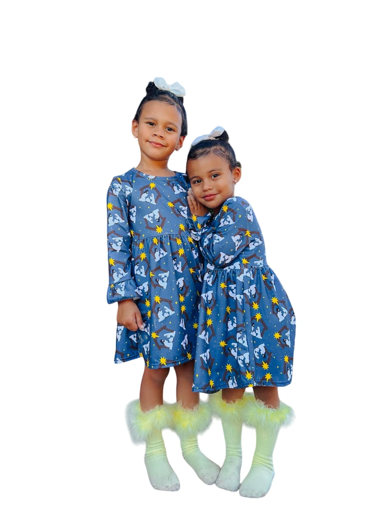 Nativity Bell Sleeve Dress