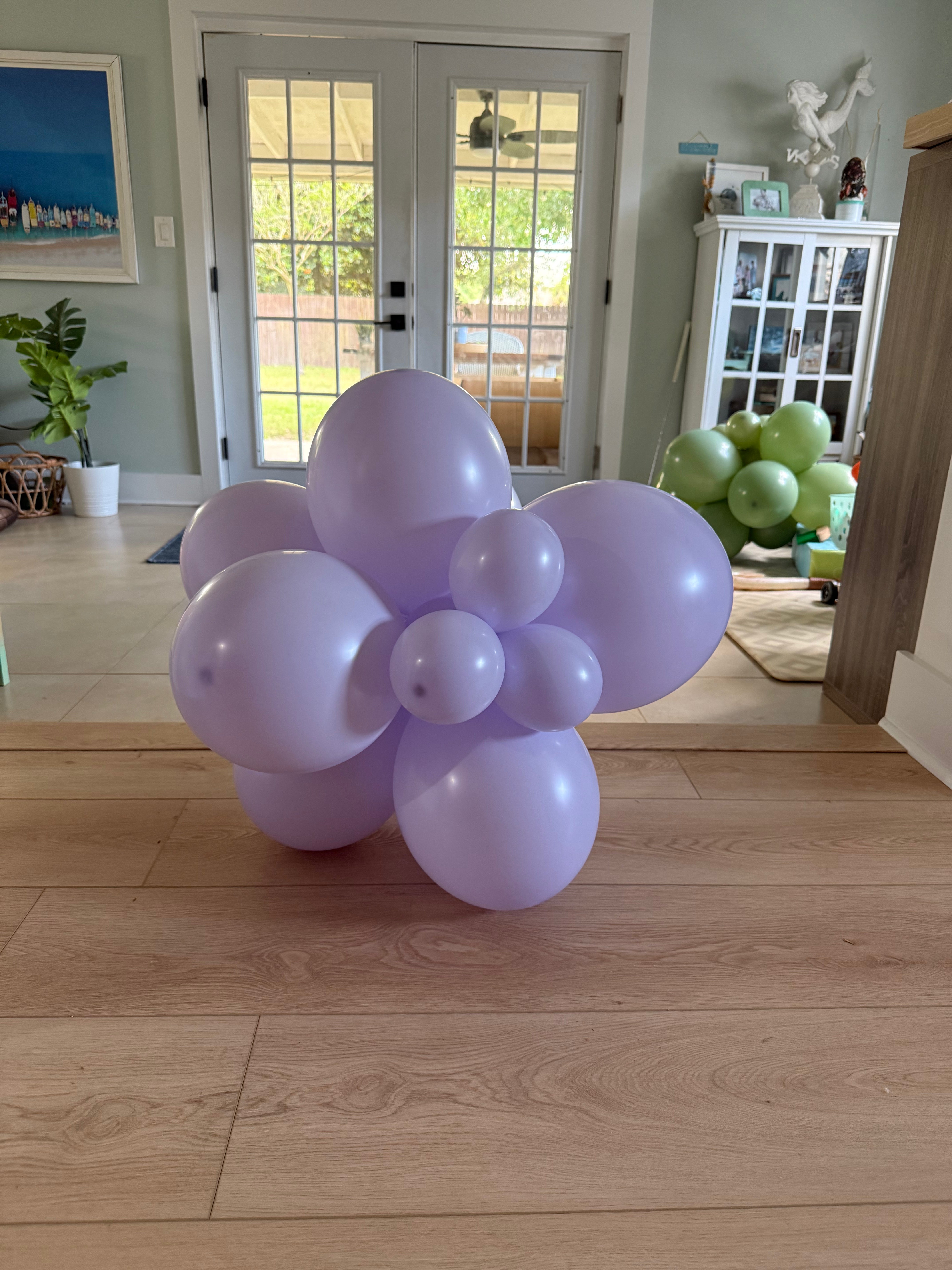 Premium Pastel Lilac Latex Balloon Cluster (5", 11” And 17”)