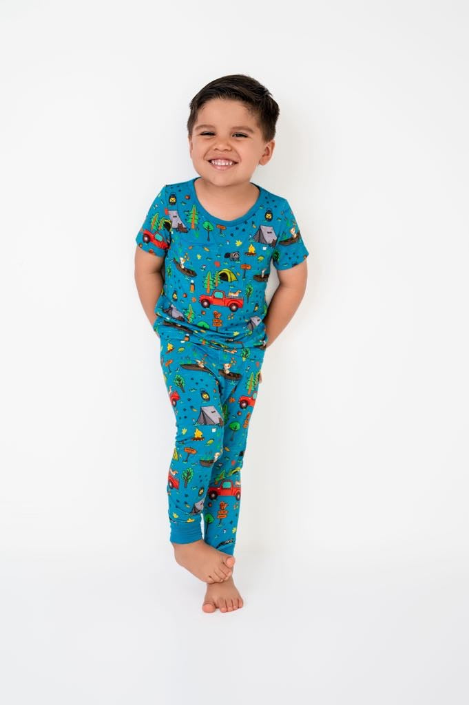 Camp Popoki Bamboo Two Piece Pajamas Set