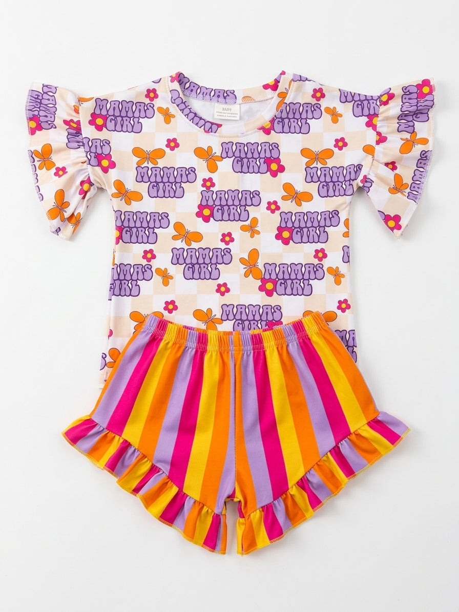 Mamas Girl Ruffle Set