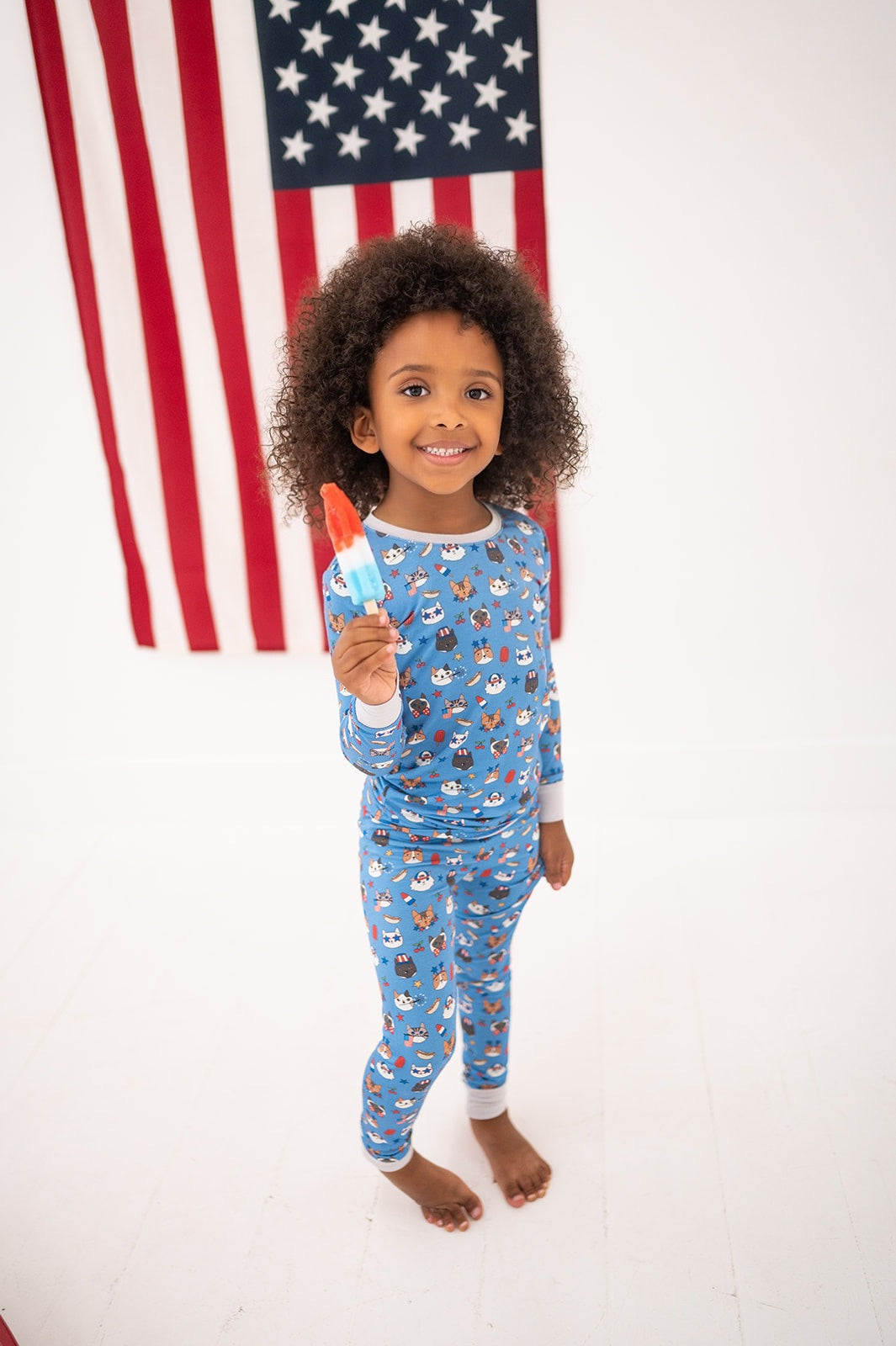 Freedom Cats (long Sleeve Pj)