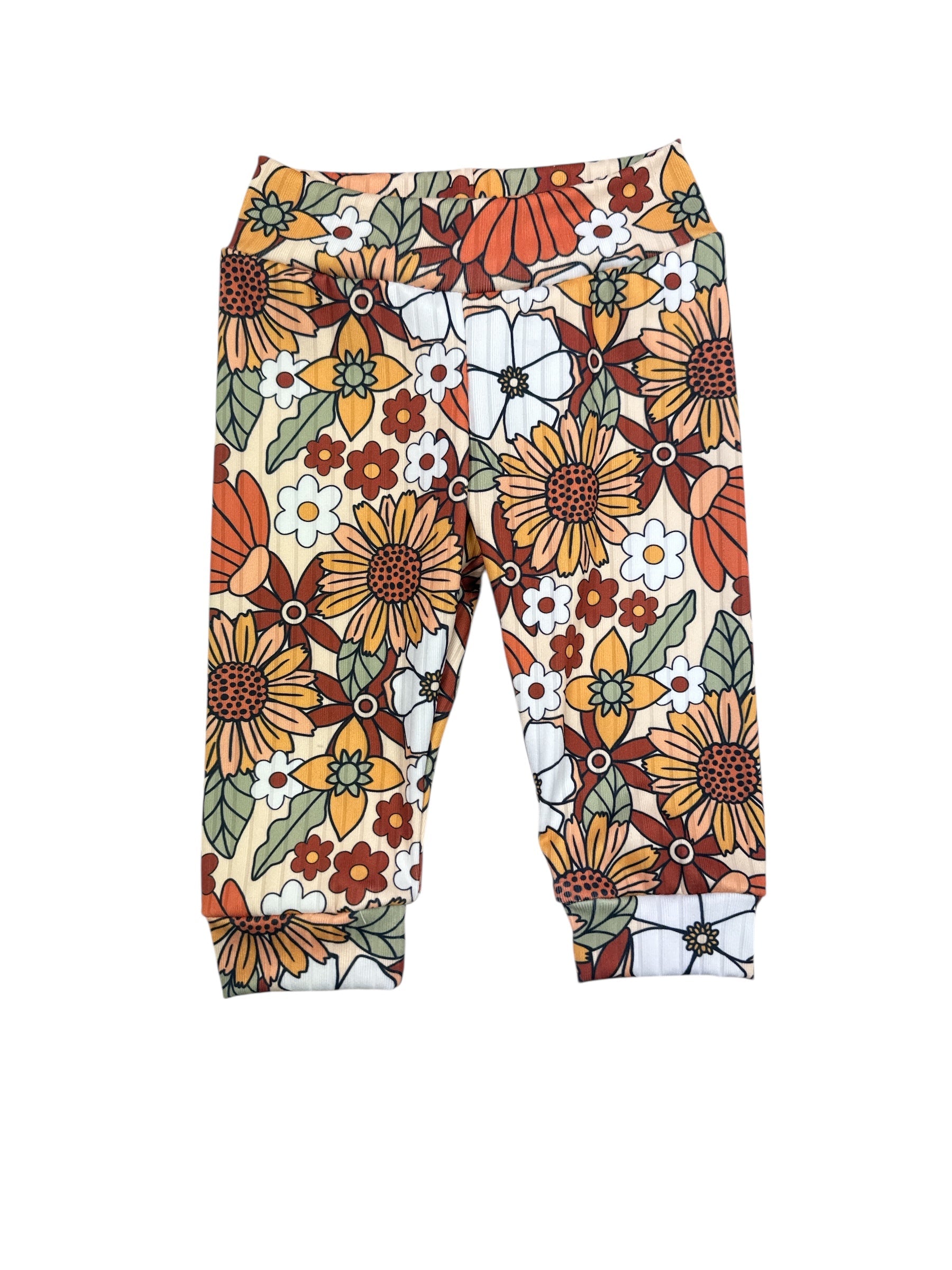 Retro Fall Floral • Infant/toddler Joggers