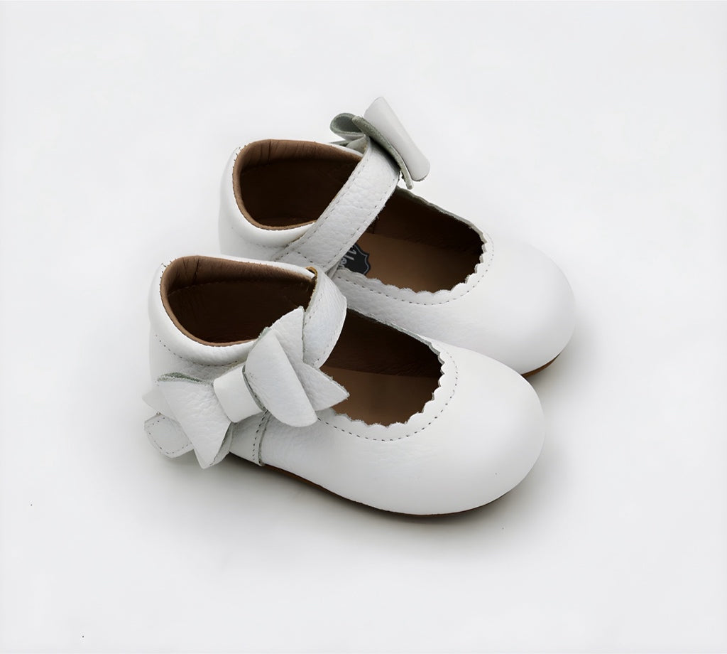Lilien Side Bow Mary Jane - White