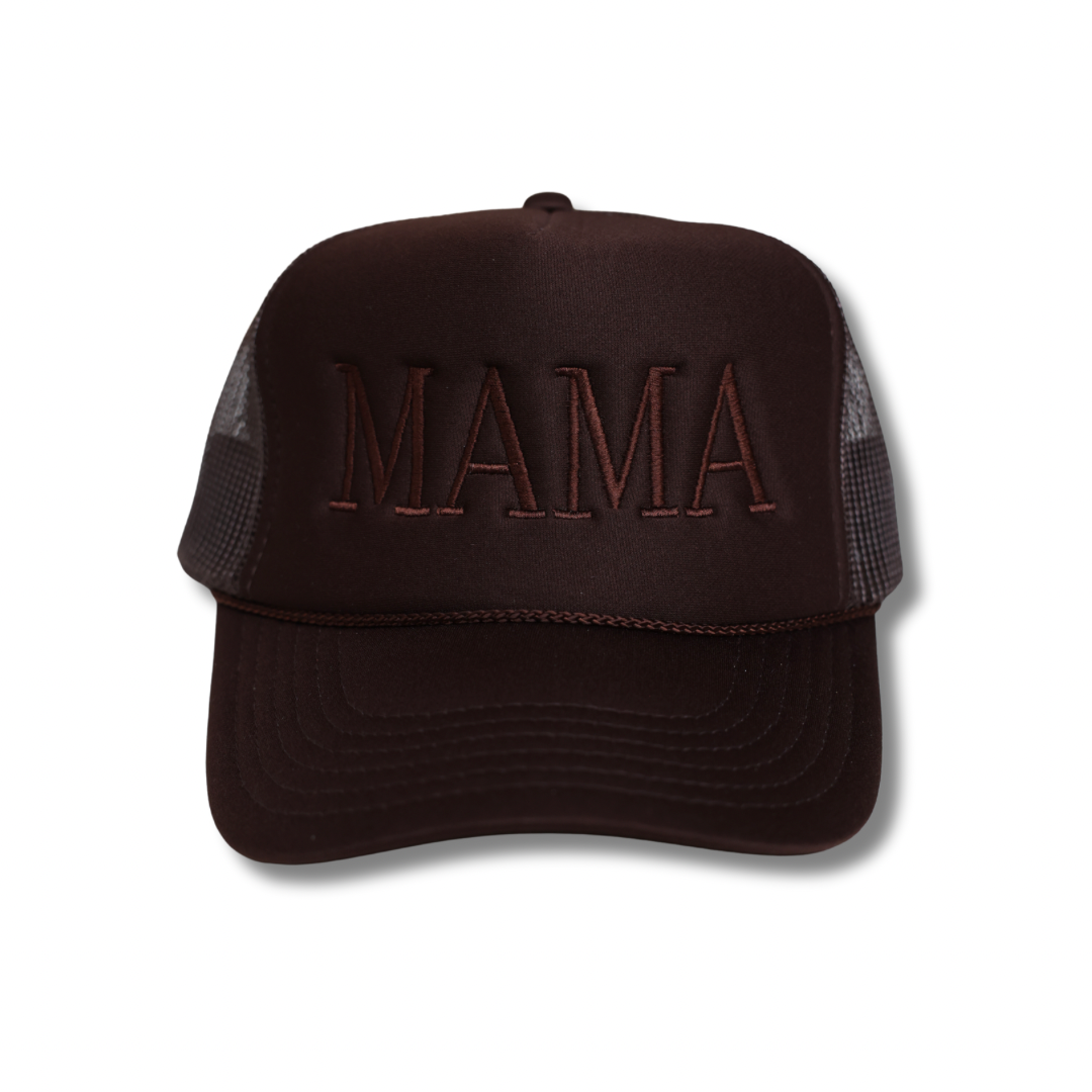 Mama Brown Trucker Snapback