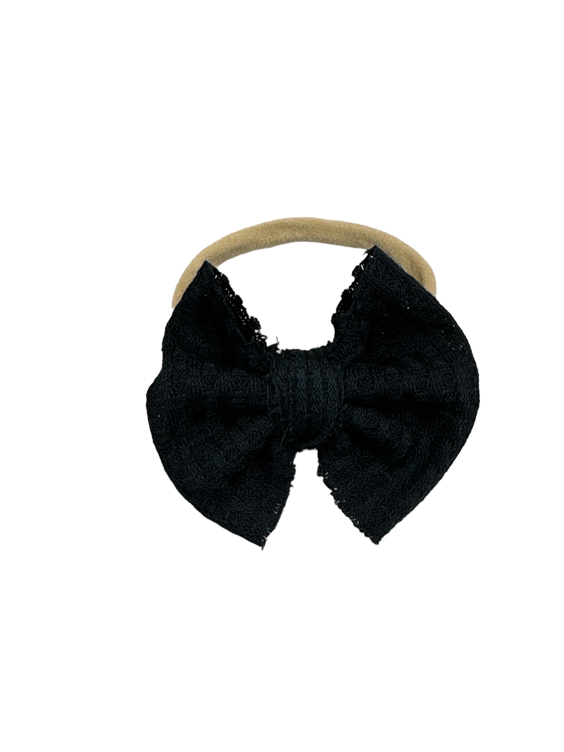 Black Waffle • Nylon Bow
