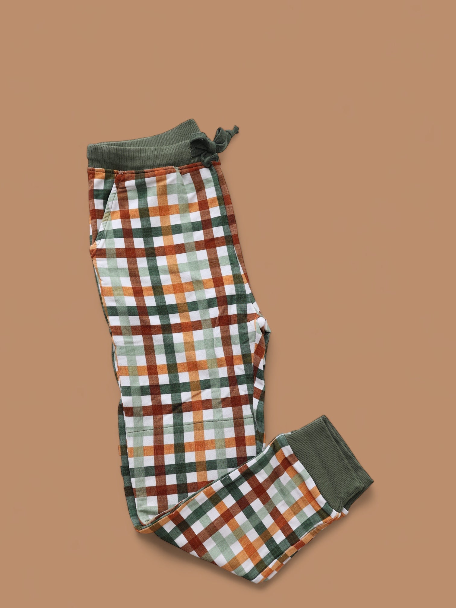 Autumn Plaid Dream Jogger