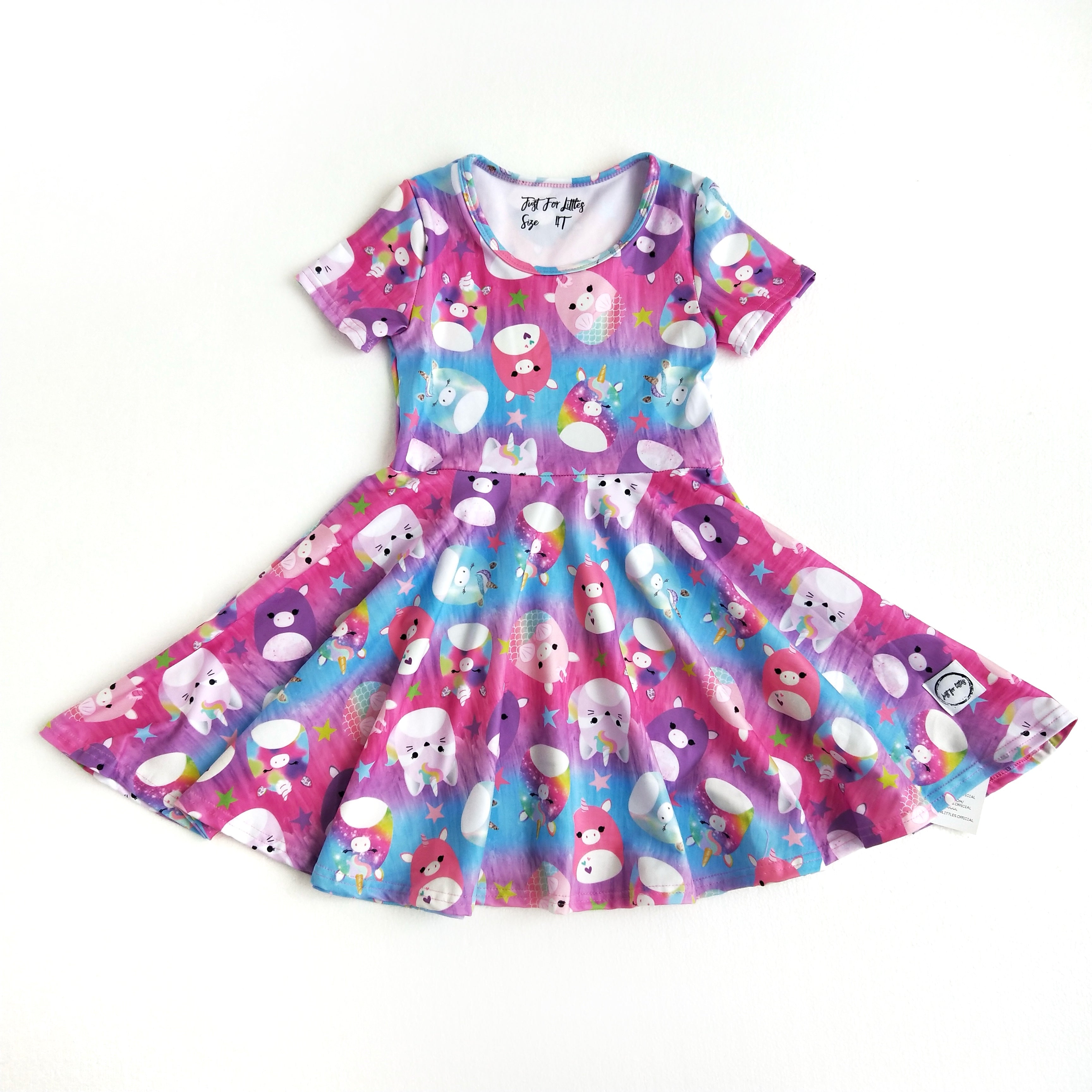Fluffy Friends Twirl Dress