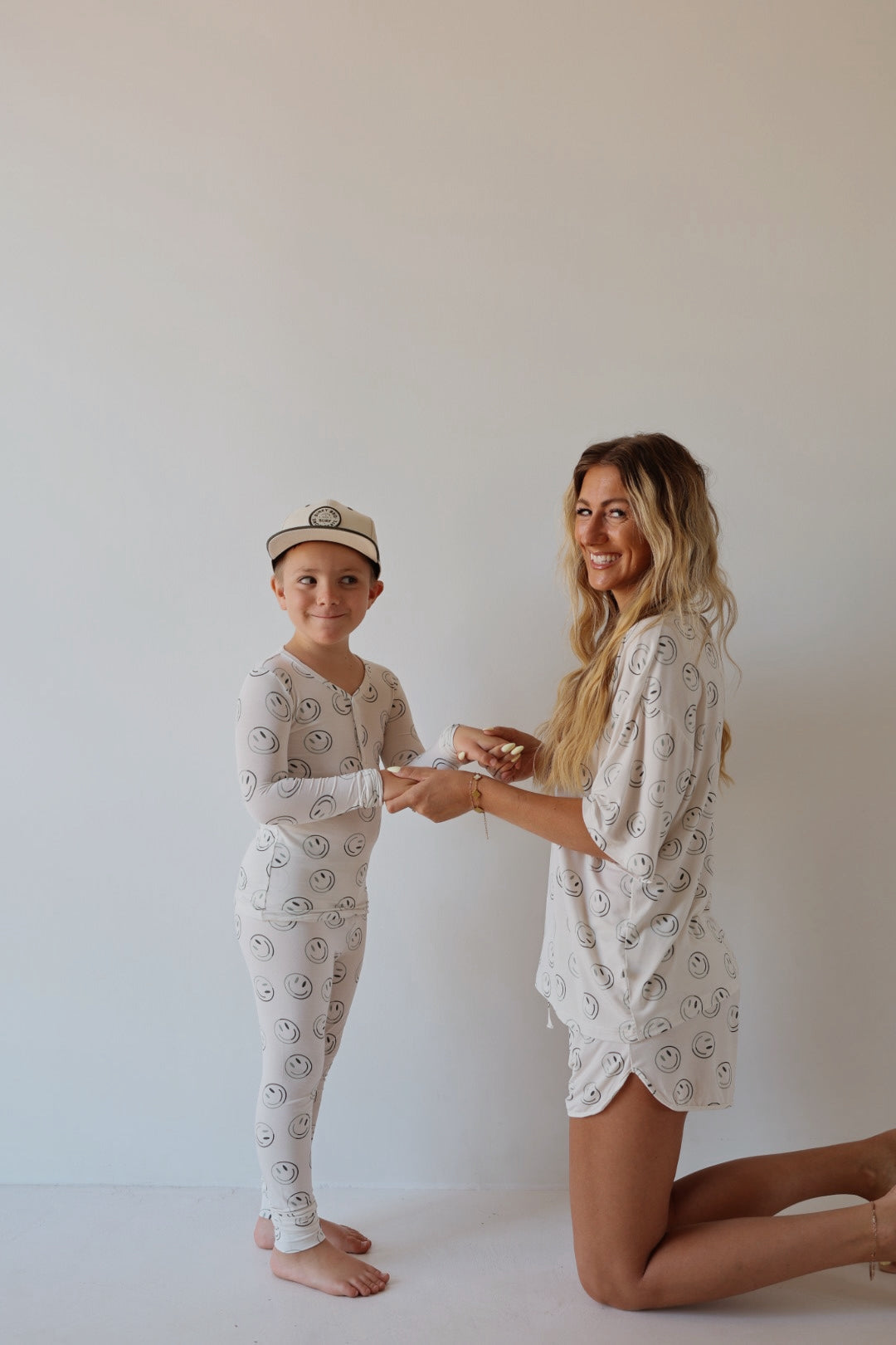 Bamboo Two Piece Pajamas | Green Smiles