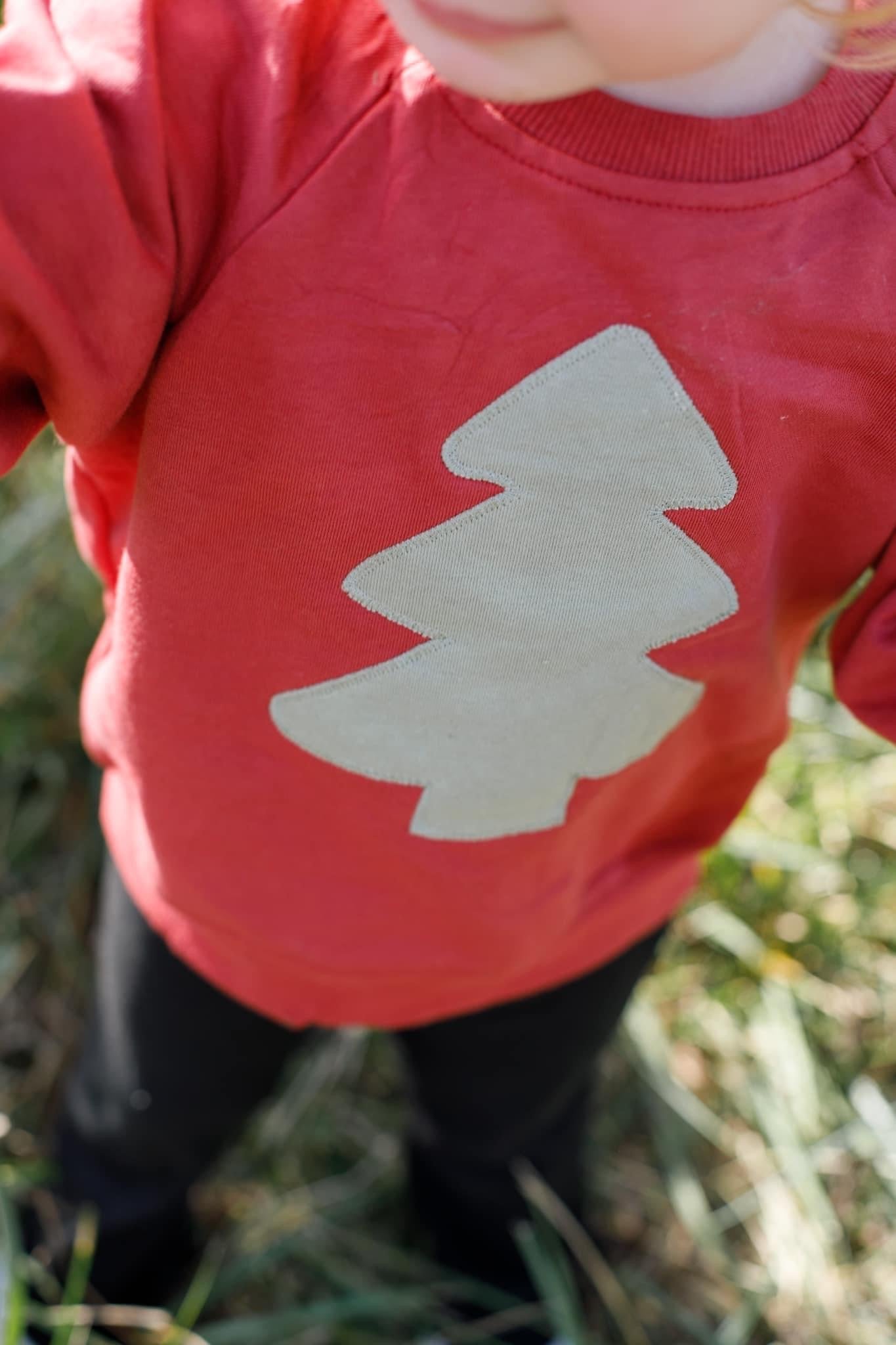 Christmas Tree Patch Sweatshirt