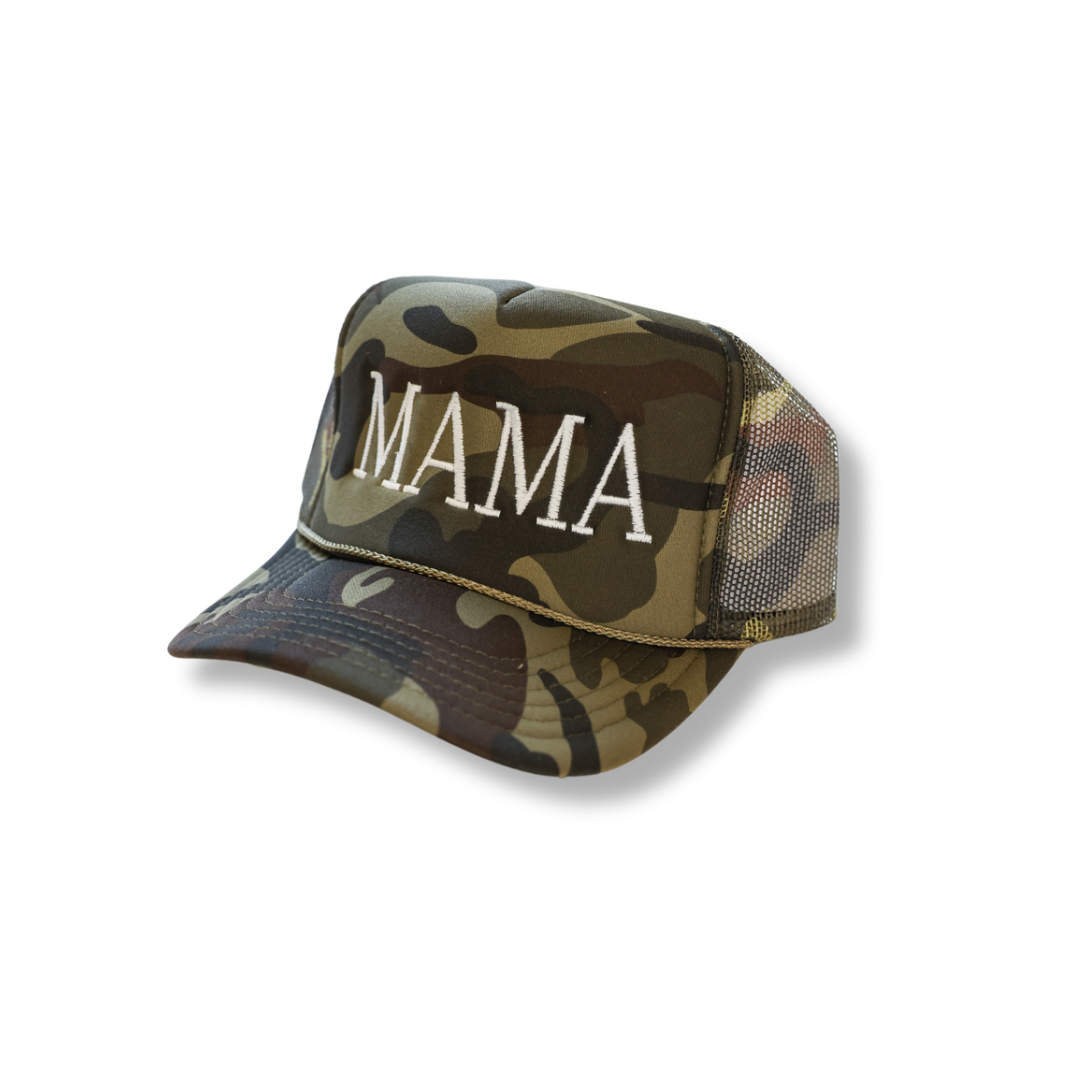Mama Trucker Hat // Camo